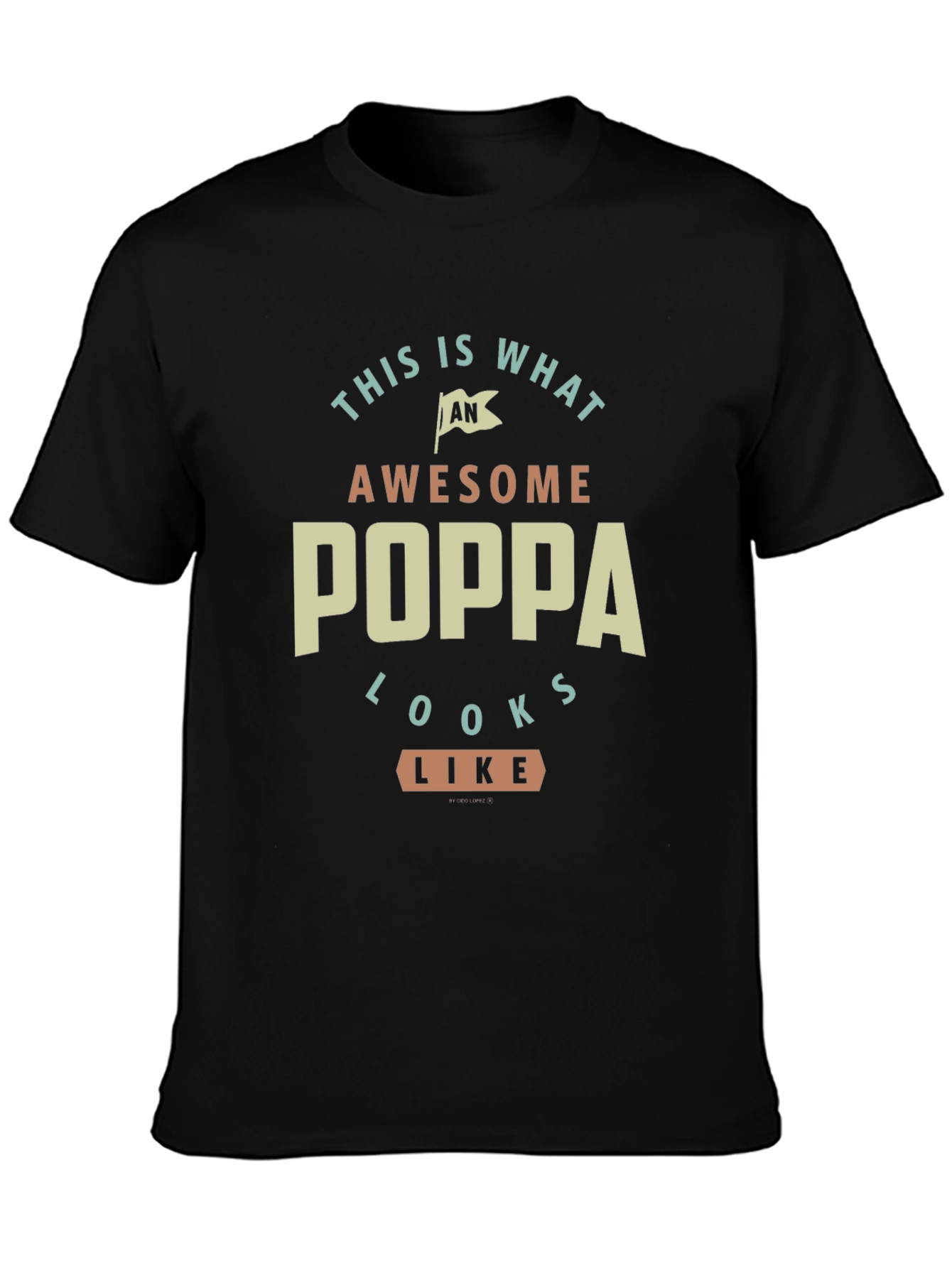 Awesome Poppa T-Shirt - Perfect Gift for Grandpas!