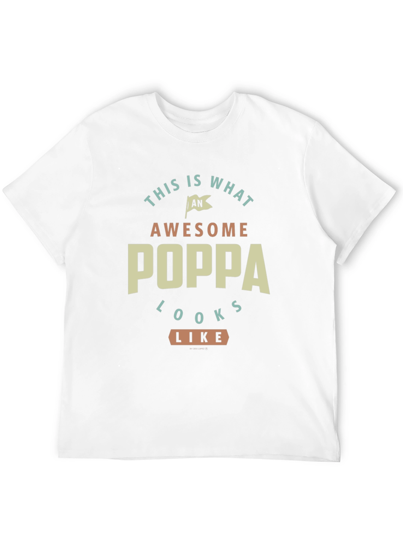 Awesome Poppa T-Shirt - Perfect Gift for Grandpas!