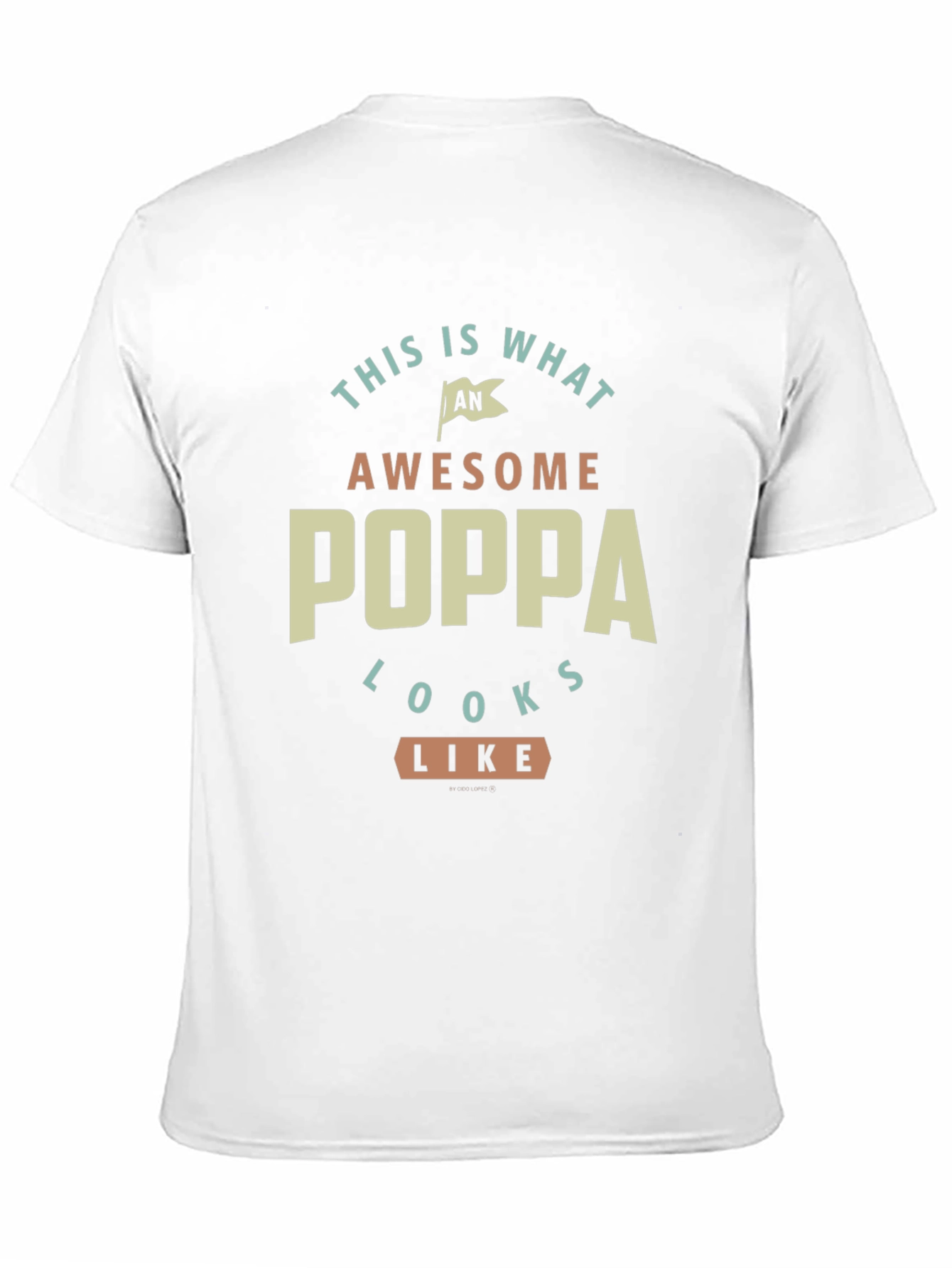Awesome Poppa T-Shirt - Perfect Gift for Grandpas!