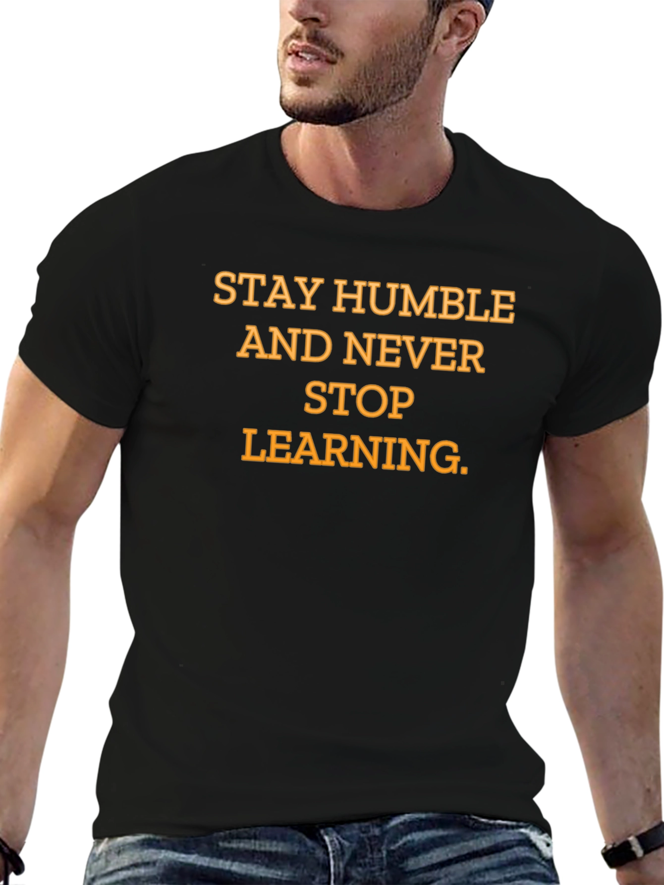 Humble & Learning Graphic Tee - Black