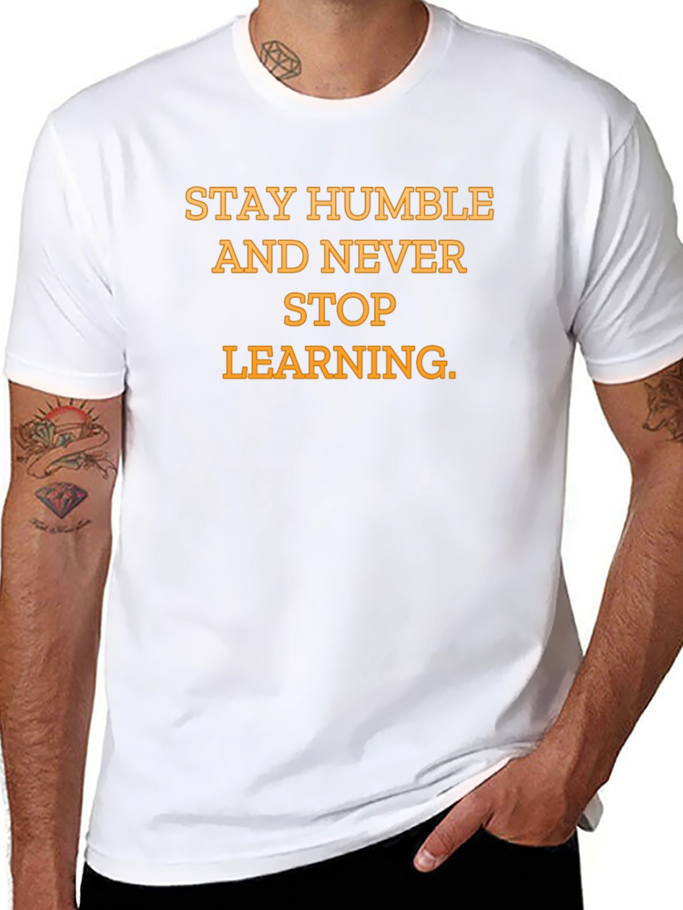 Humble & Learning Graphic Tee - Black