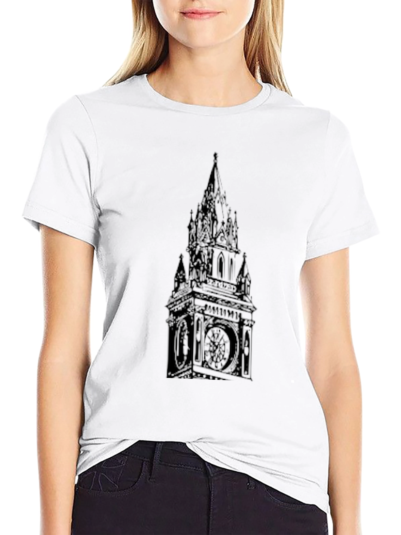 Tower Clock Graphic Tee
