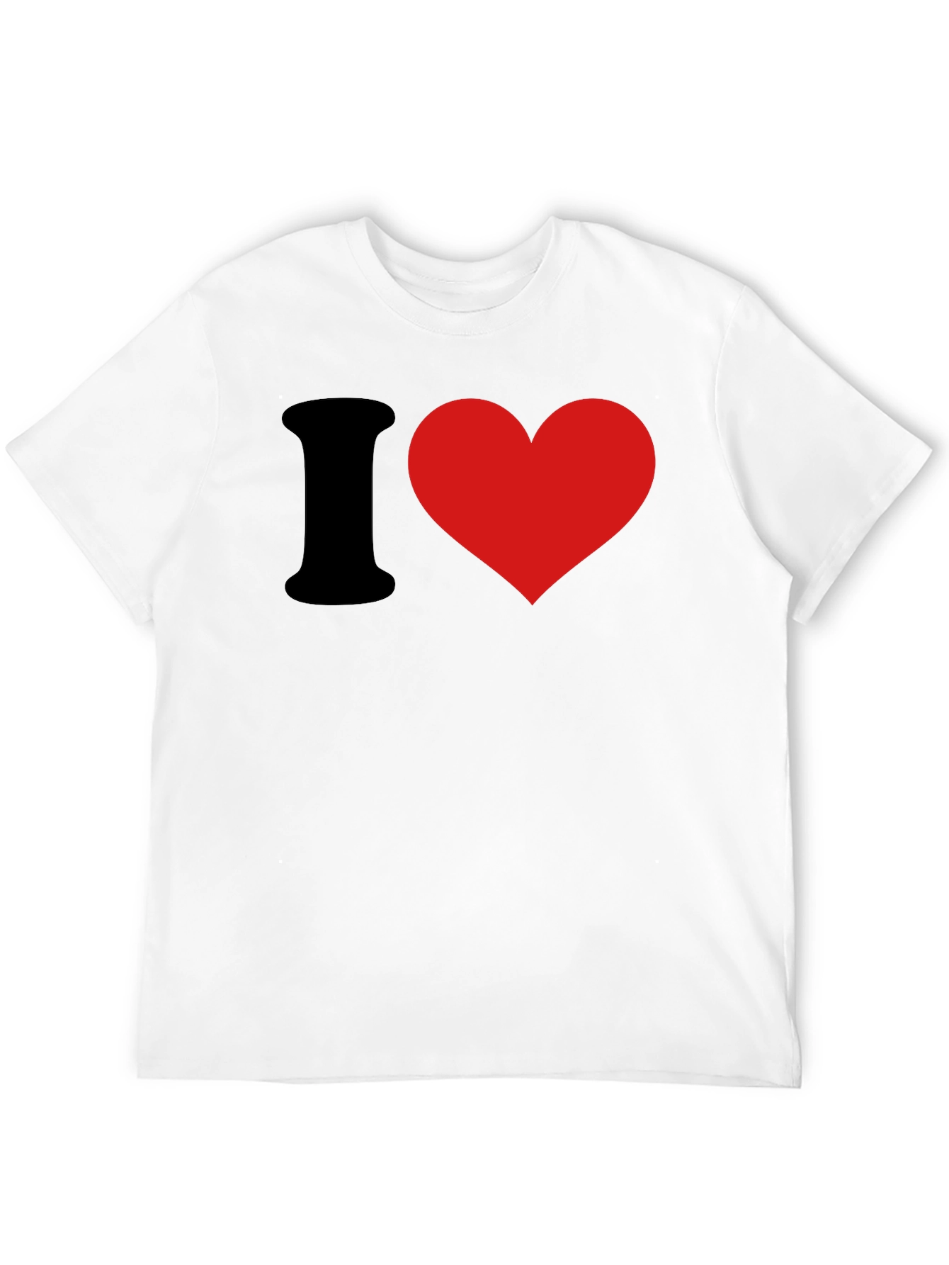 I Love Black T-Shirt - Classic Heart Tee