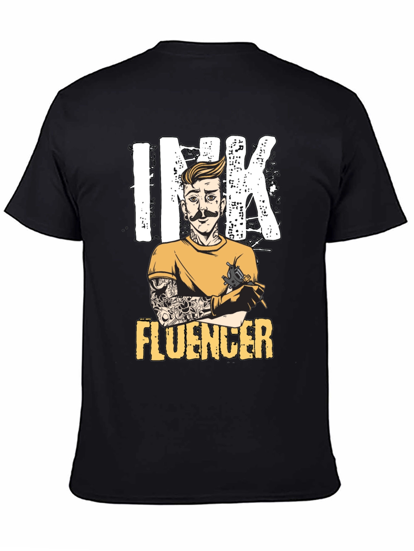 Ink Influencer Graphic Tee - Tattoo Artist T-Shirt