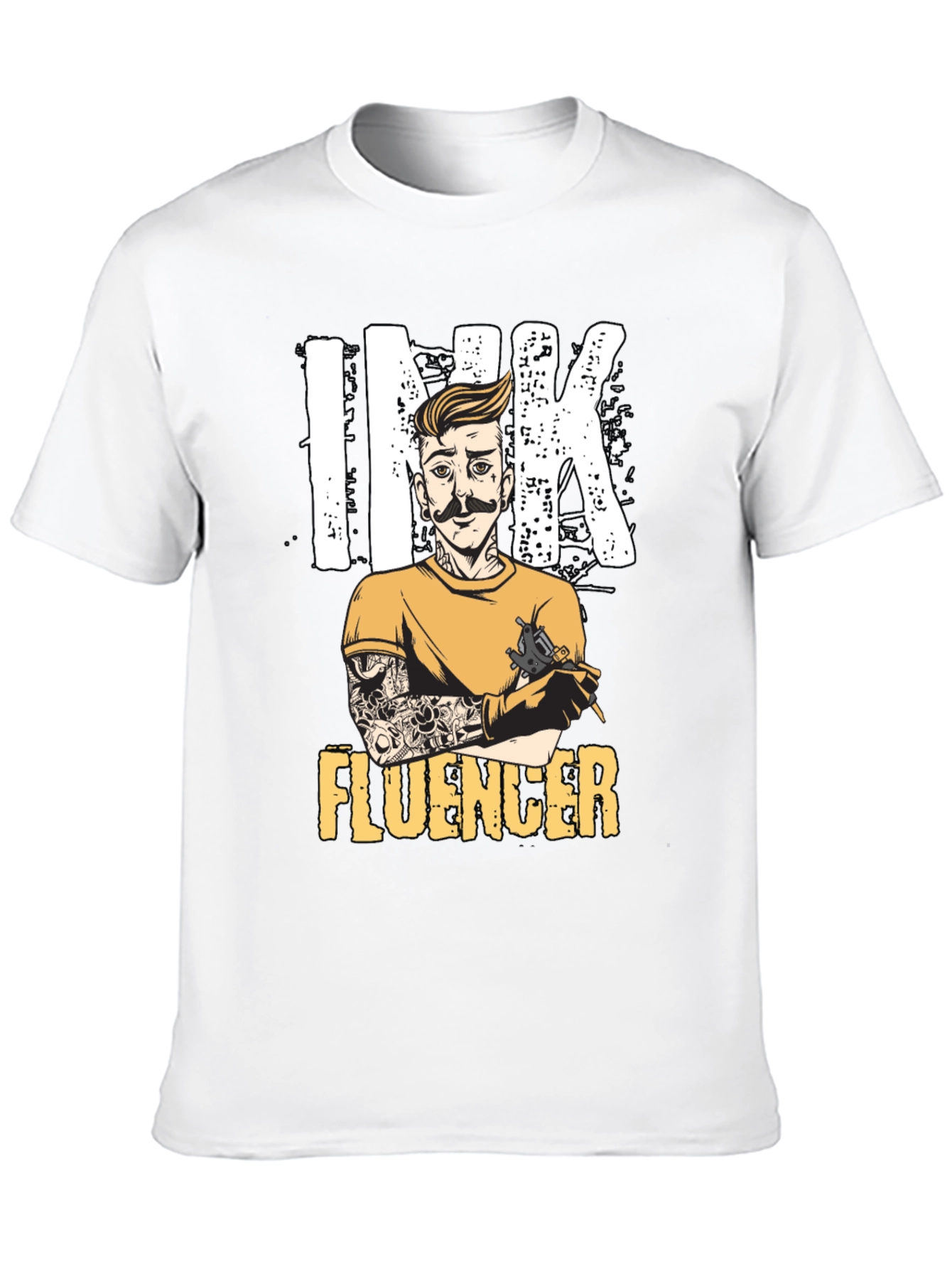 Ink Influencer Graphic Tee - Tattoo Artist T-Shirt
