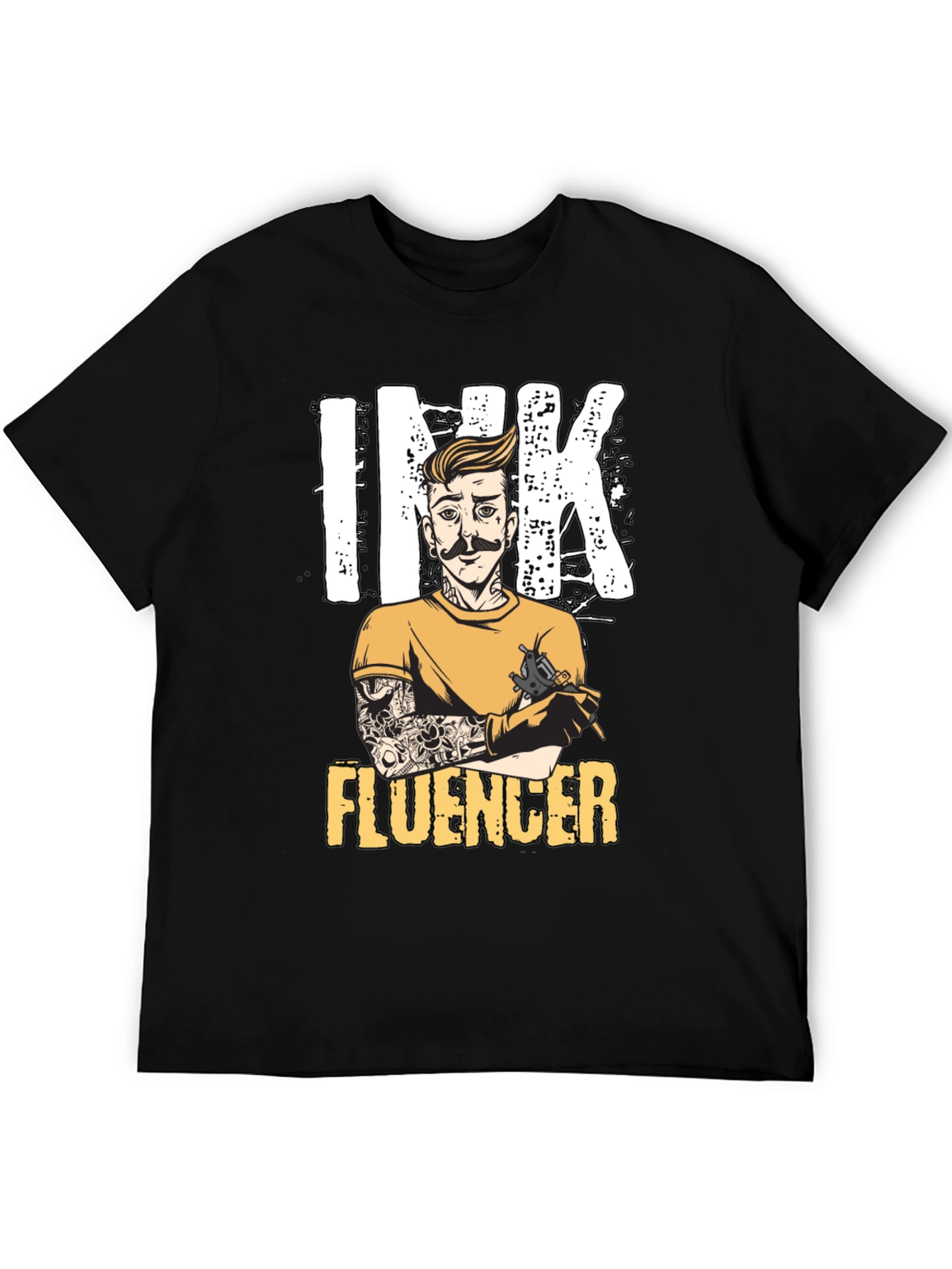 Ink Influencer Graphic Tee - Tattoo Artist T-Shirt
