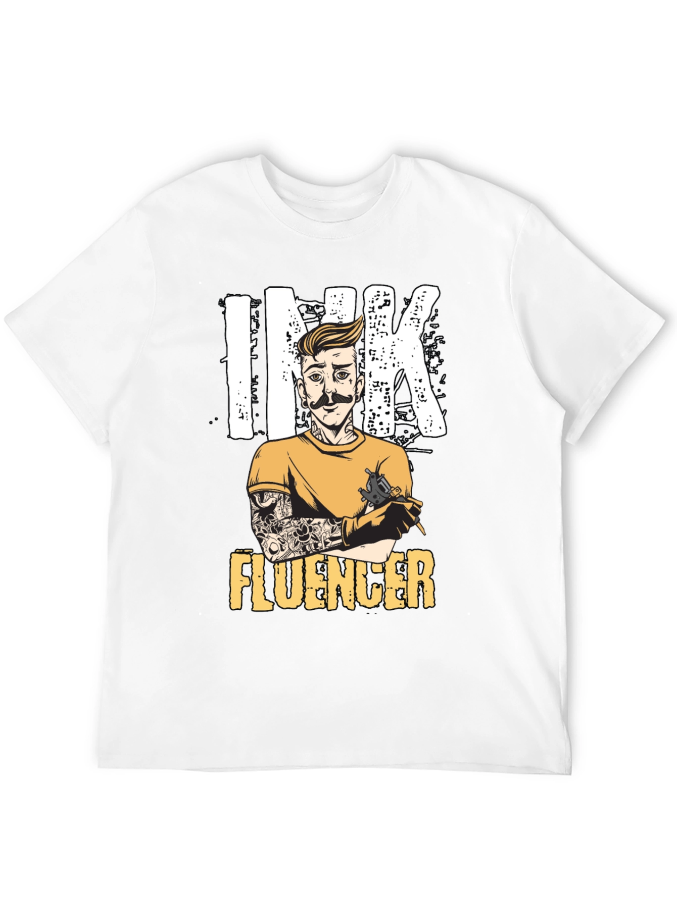 Ink Influencer Graphic Tee - Tattoo Artist T-Shirt