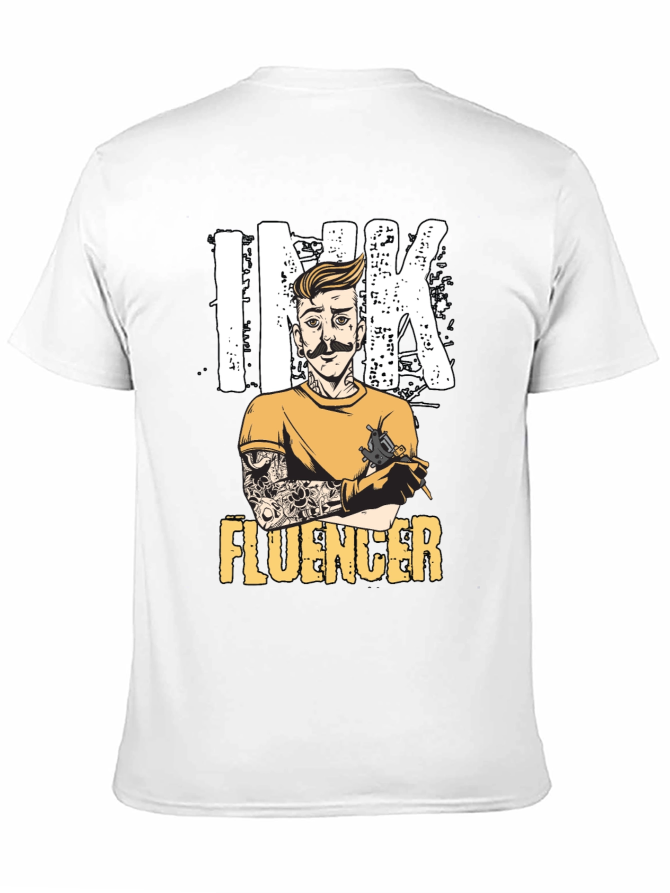 Ink Influencer Graphic Tee - Tattoo Artist T-Shirt