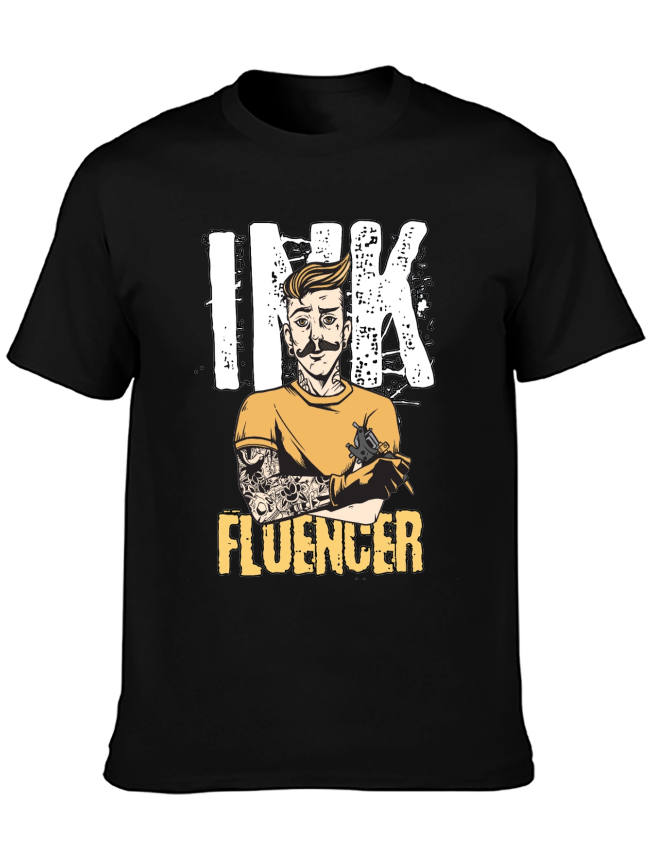 Ink Influencer Graphic Tee - Tattoo Artist T-Shirt