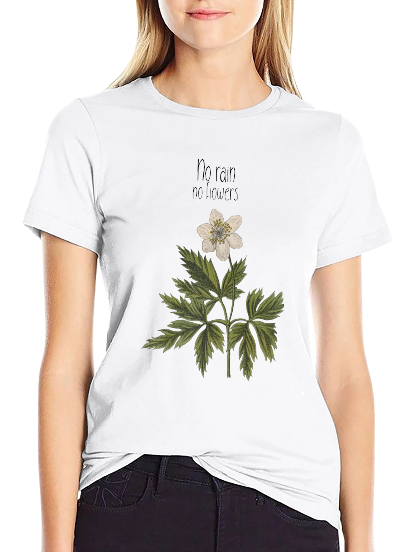 No Rain No Flowers Graphic T-Shirt
