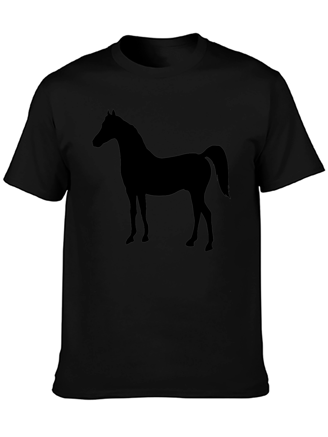 Black Horse Silhouette T-Shirt