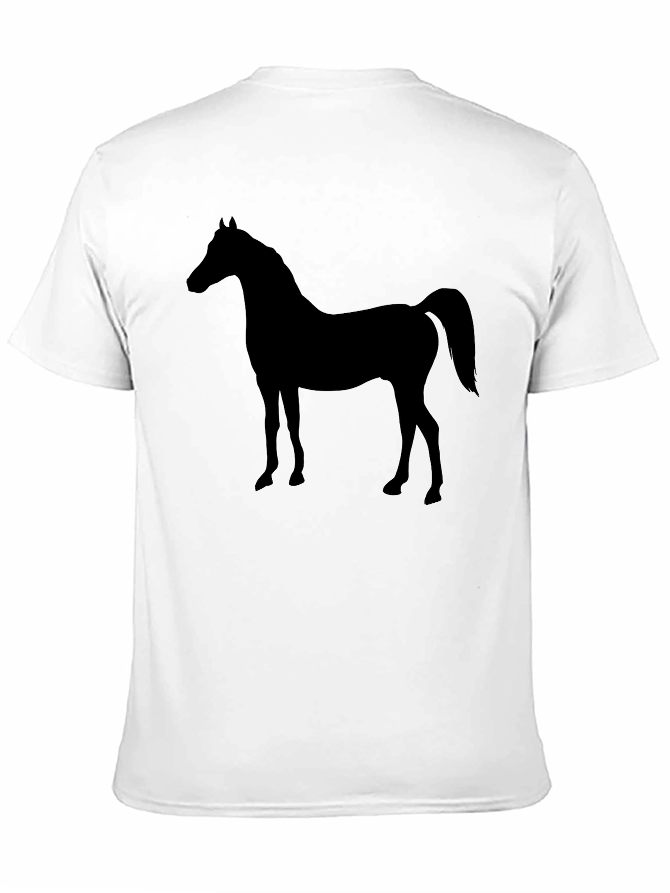 Black Horse Silhouette T-Shirt