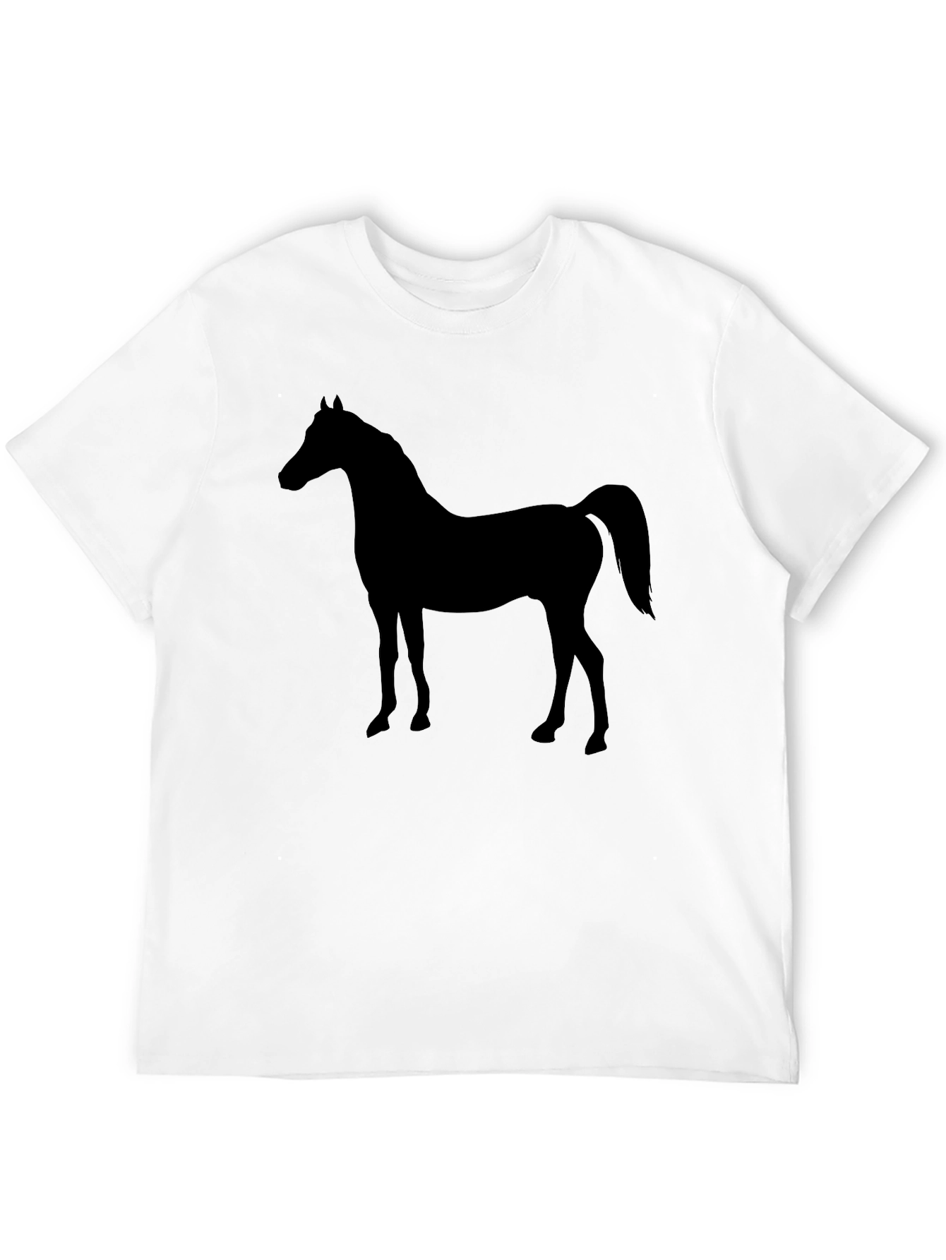 Black Horse Silhouette T-Shirt