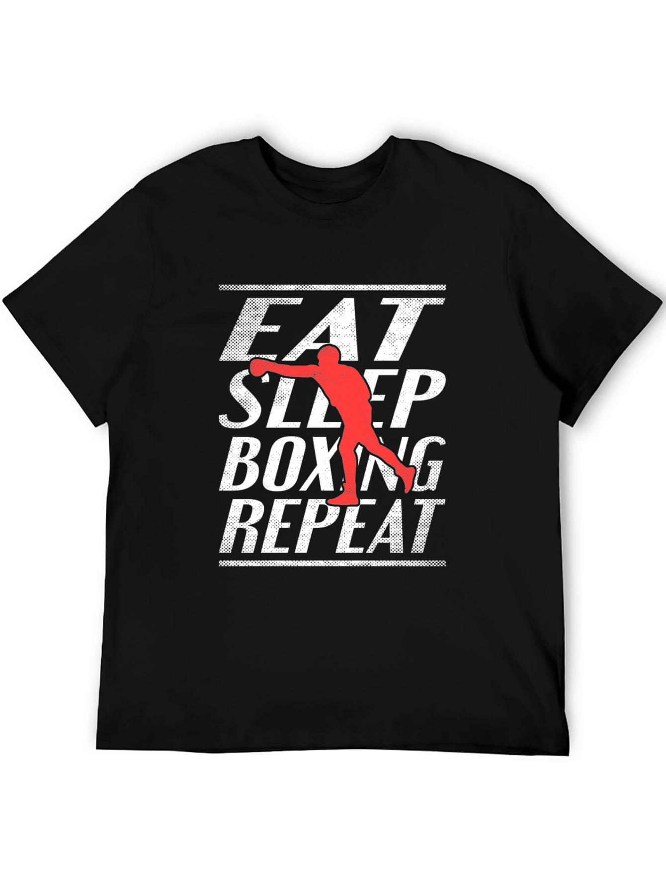 Eat Sleep Boxing Repeat Graphic T-Shirt