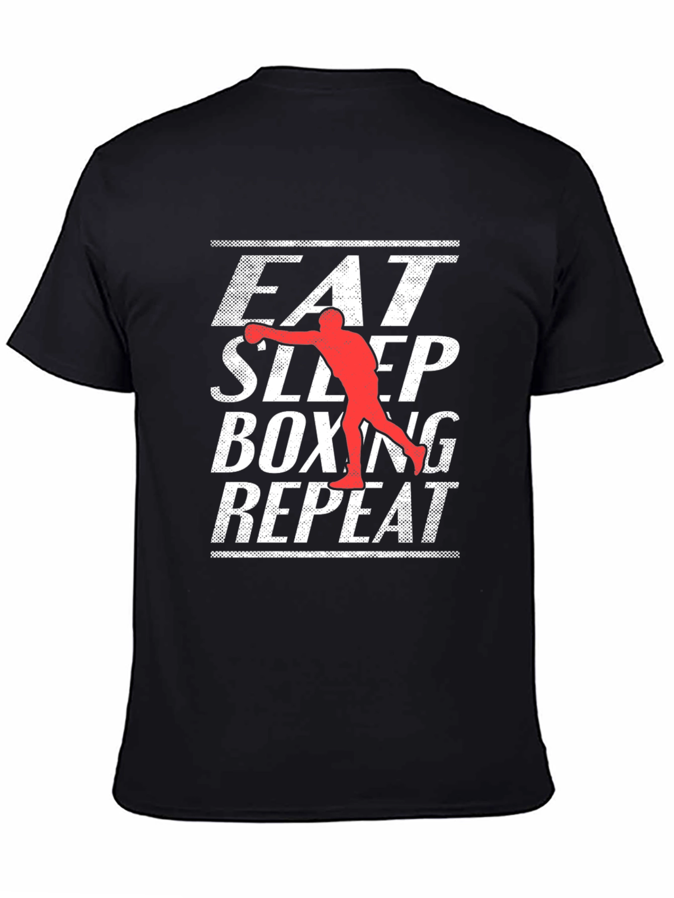 Eat Sleep Boxing Repeat Graphic T-Shirt