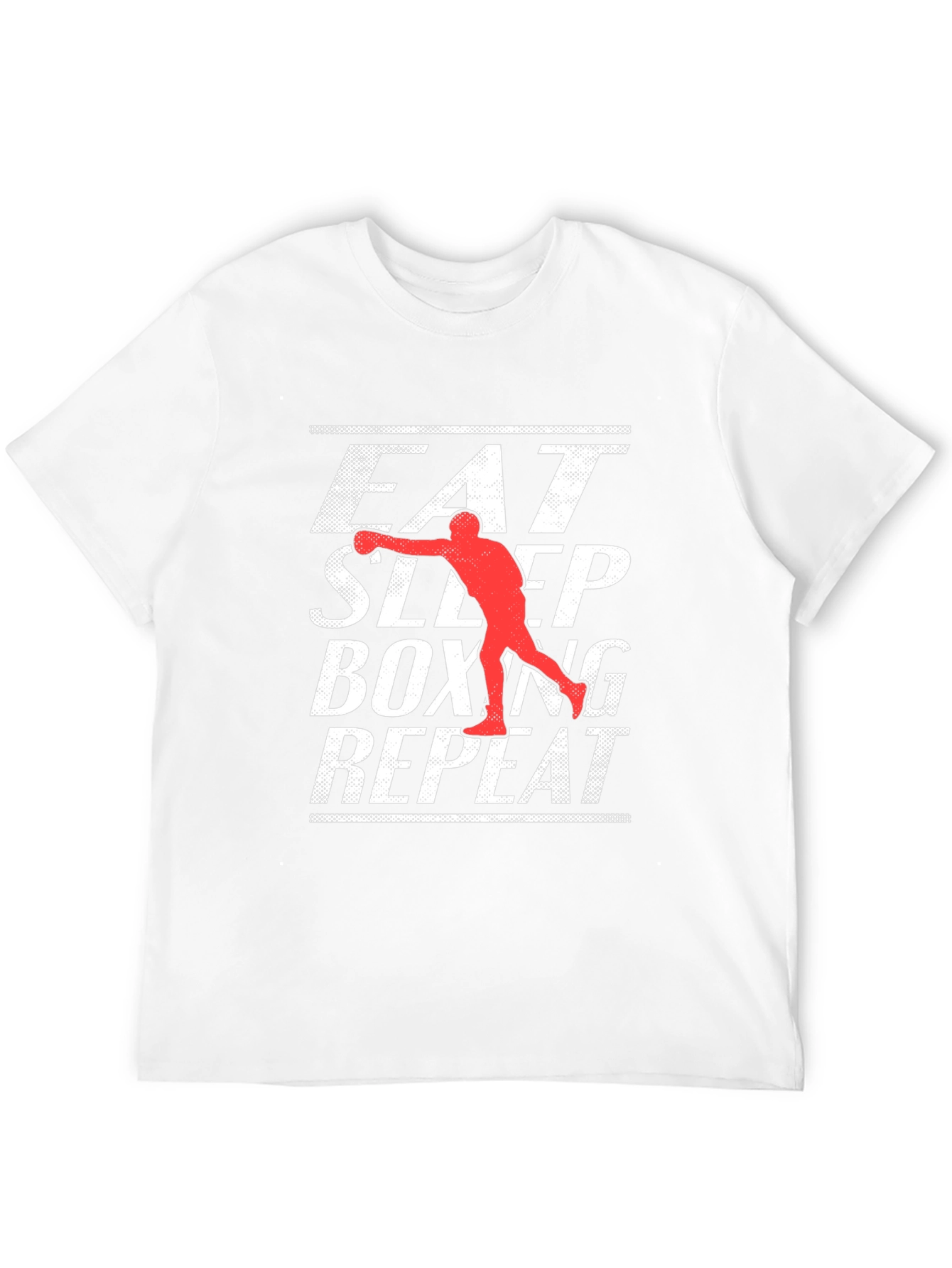Eat Sleep Boxing Repeat Graphic T-Shirt