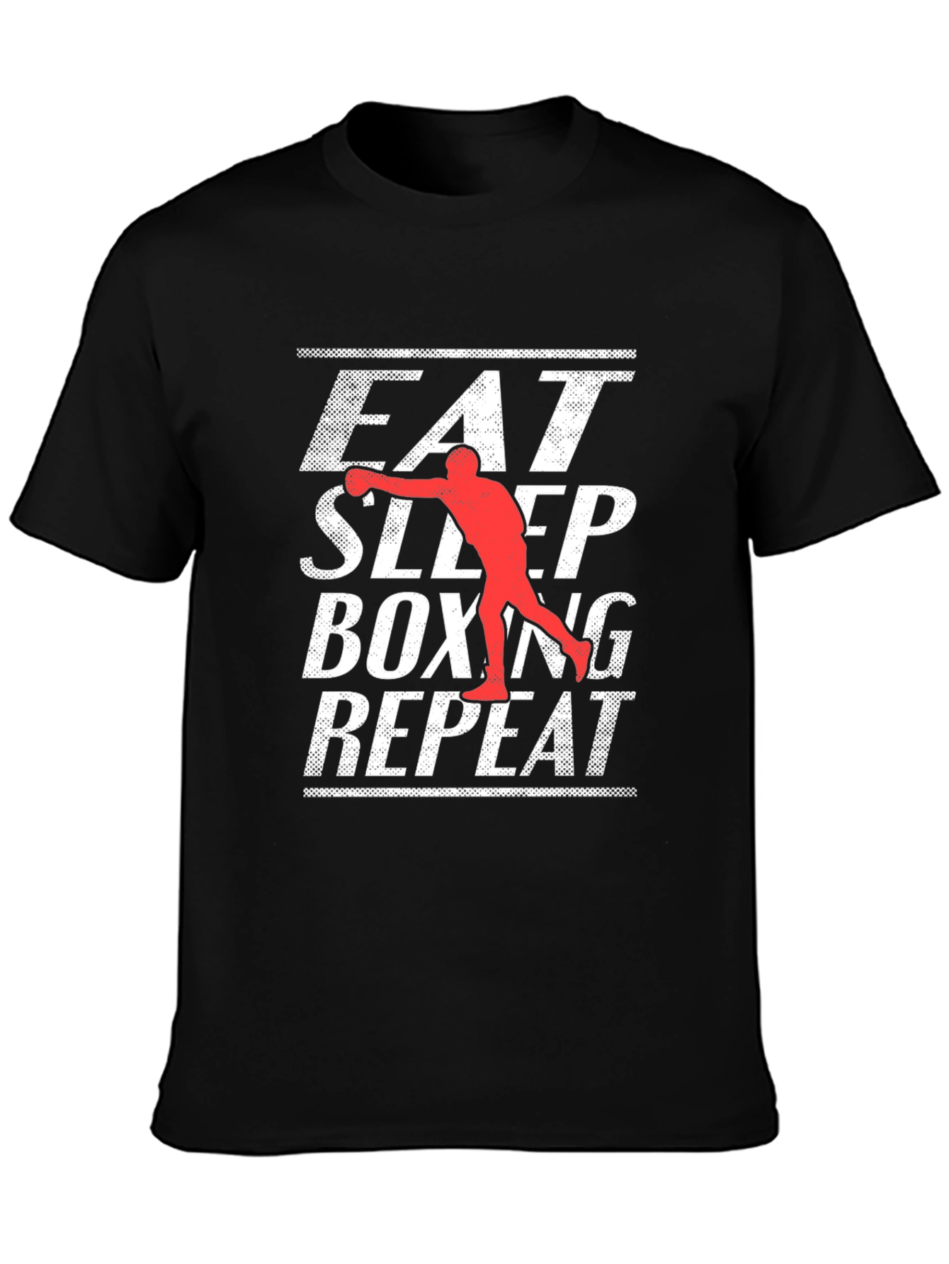 Eat Sleep Boxing Repeat Graphic T-Shirt