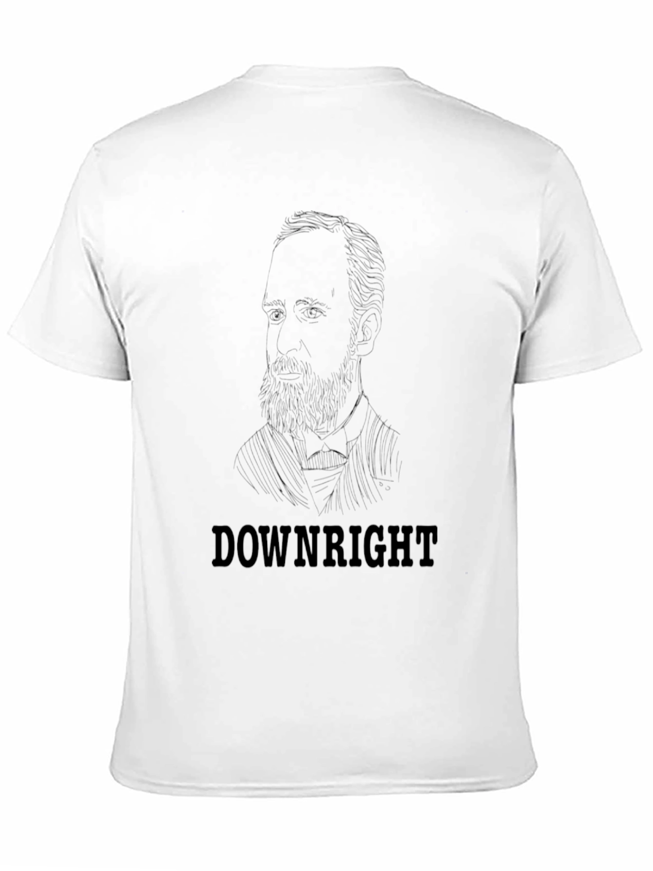 Downright T-Shirt - Mens Black Graphic Tee