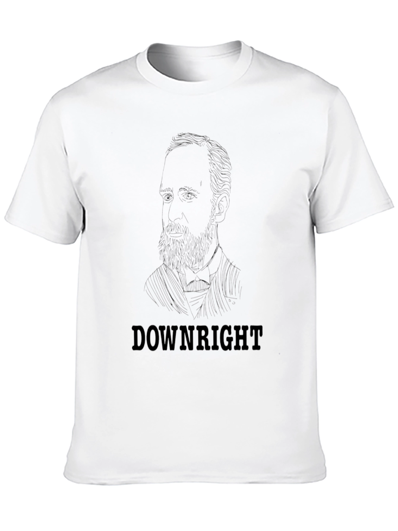 Downright T-Shirt - Mens Black Graphic Tee
