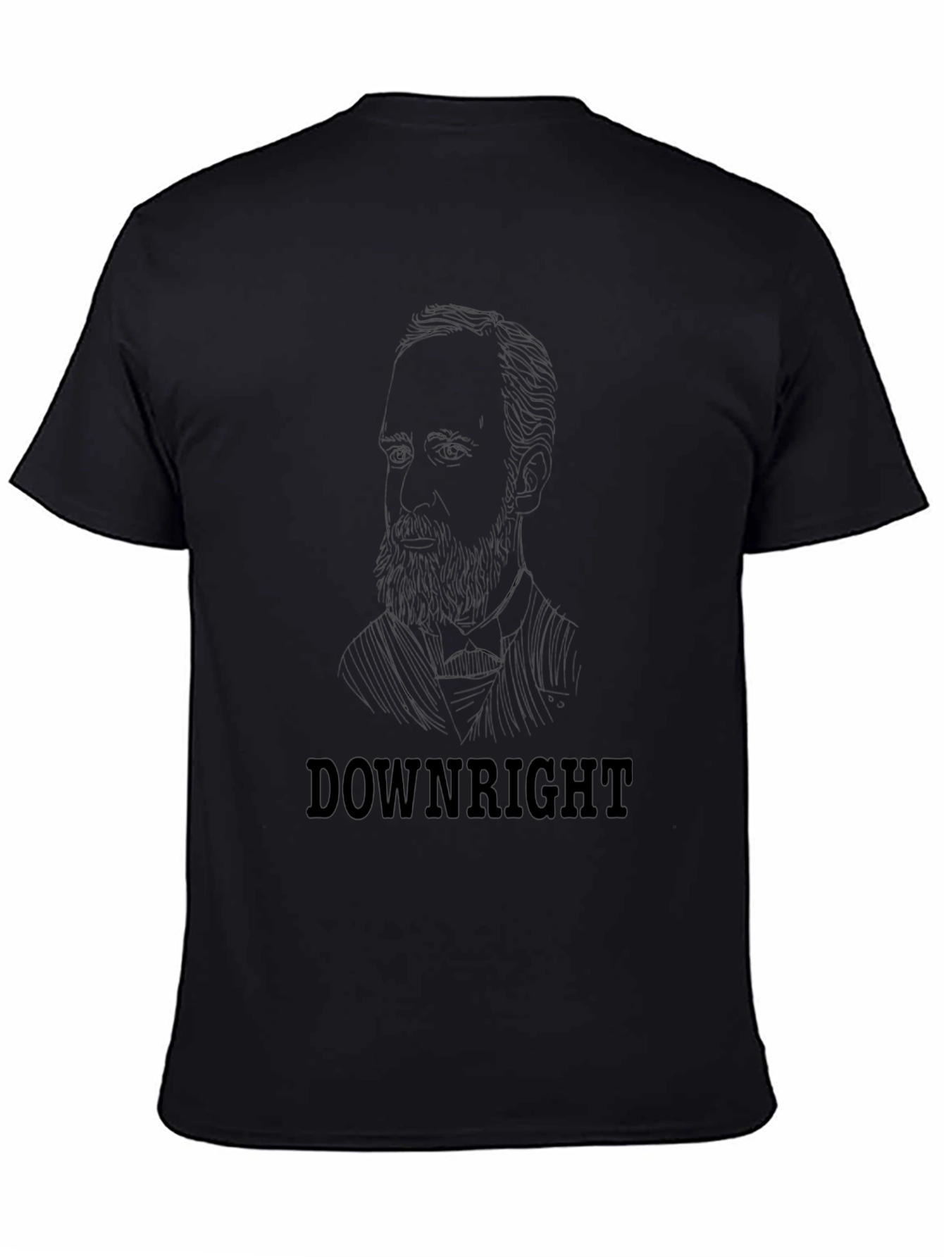 Downright T-Shirt - Mens Black Graphic Tee