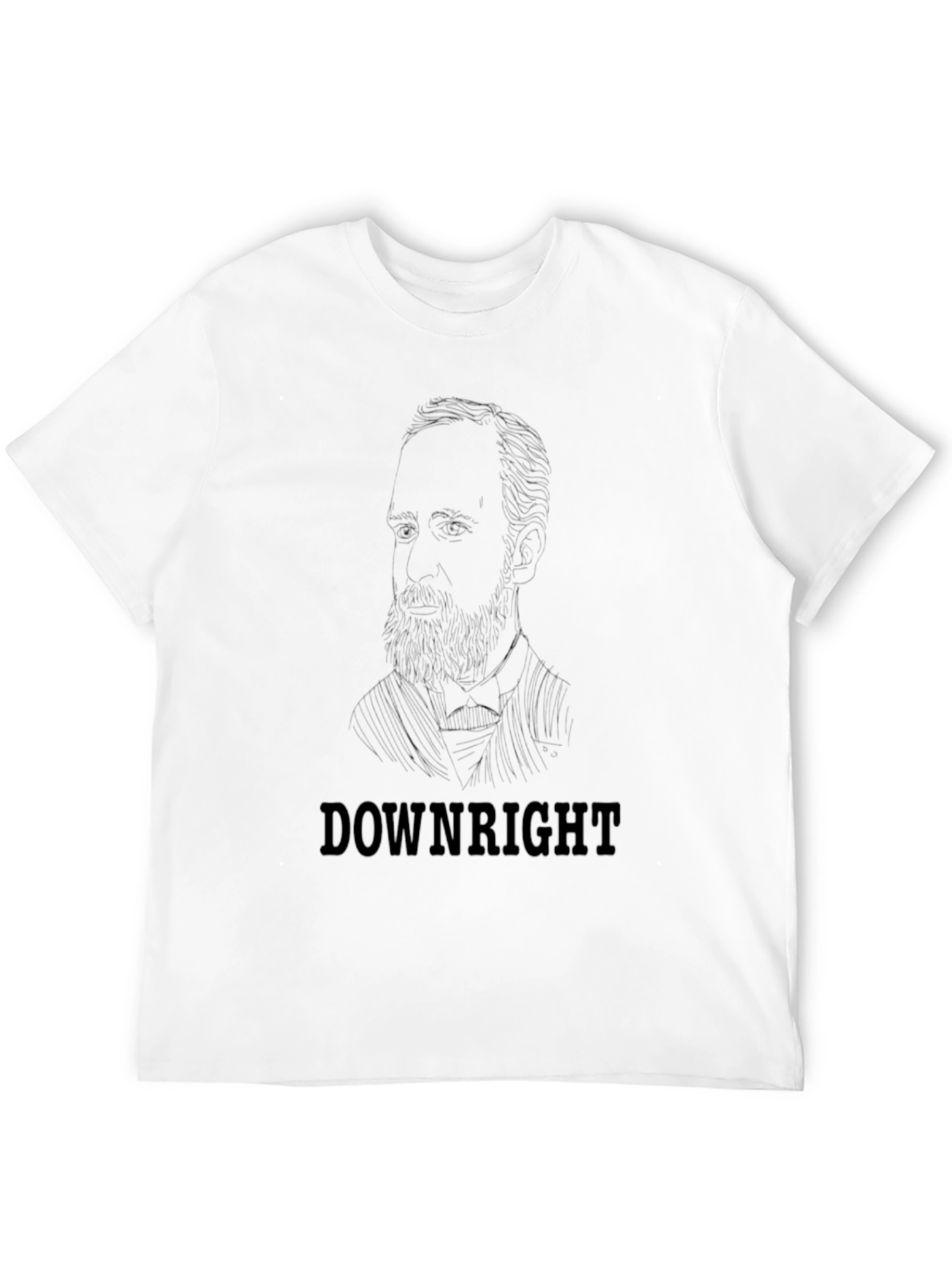 Downright T-Shirt - Mens Black Graphic Tee