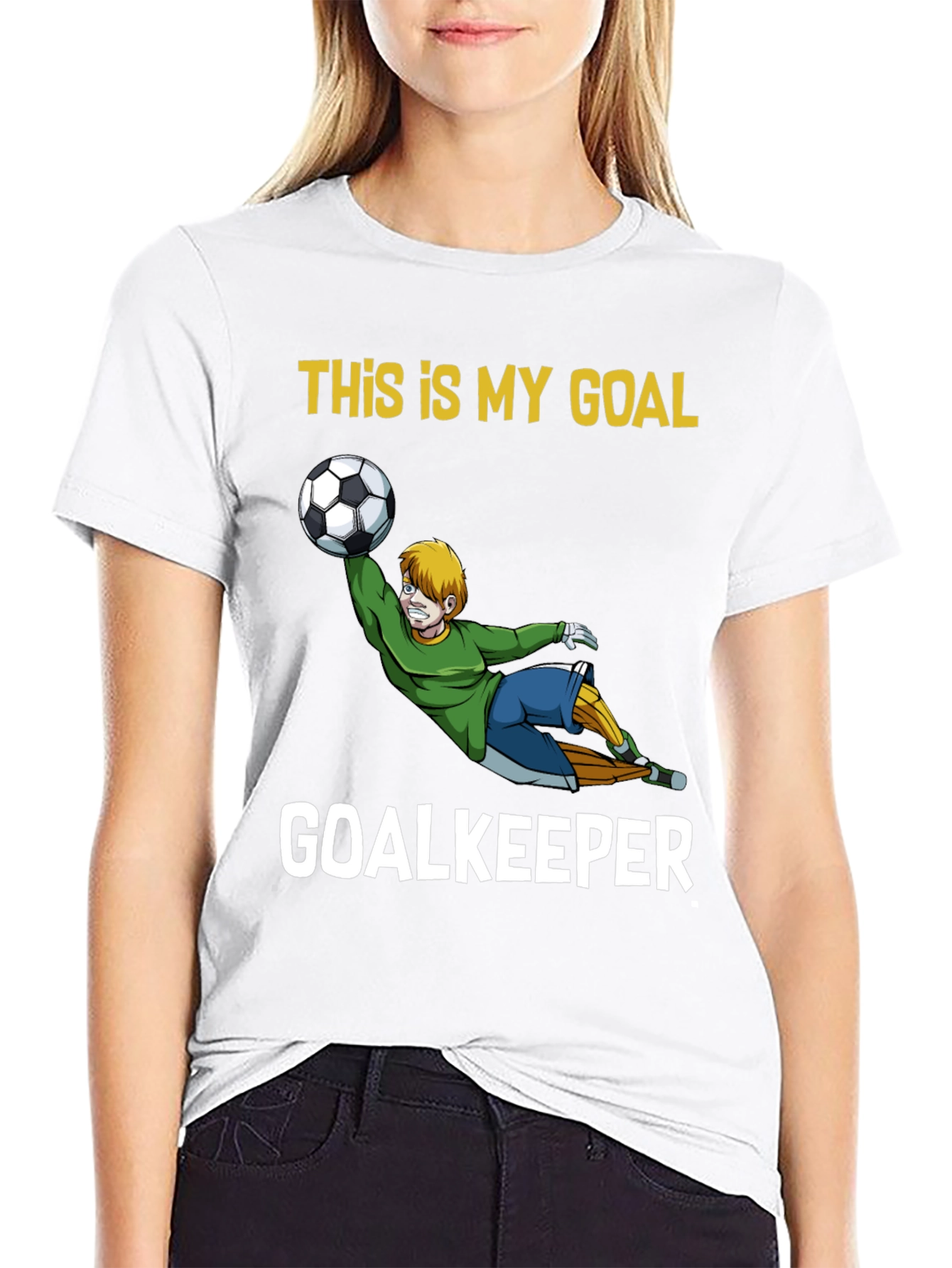 This Is My Goal Goalkeeper Graphic T-Shirt
