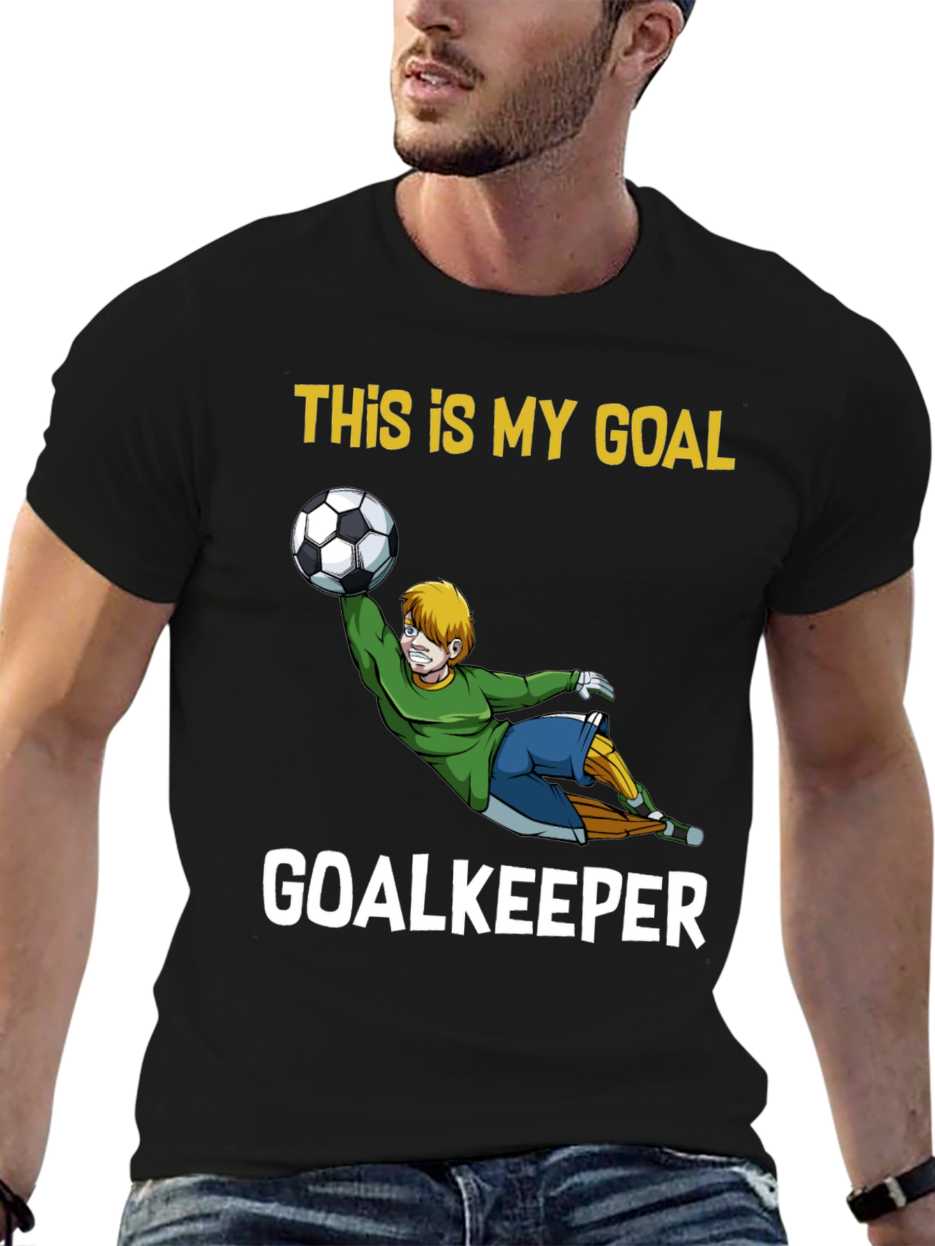 This Is My Goal Goalkeeper Graphic T-Shirt