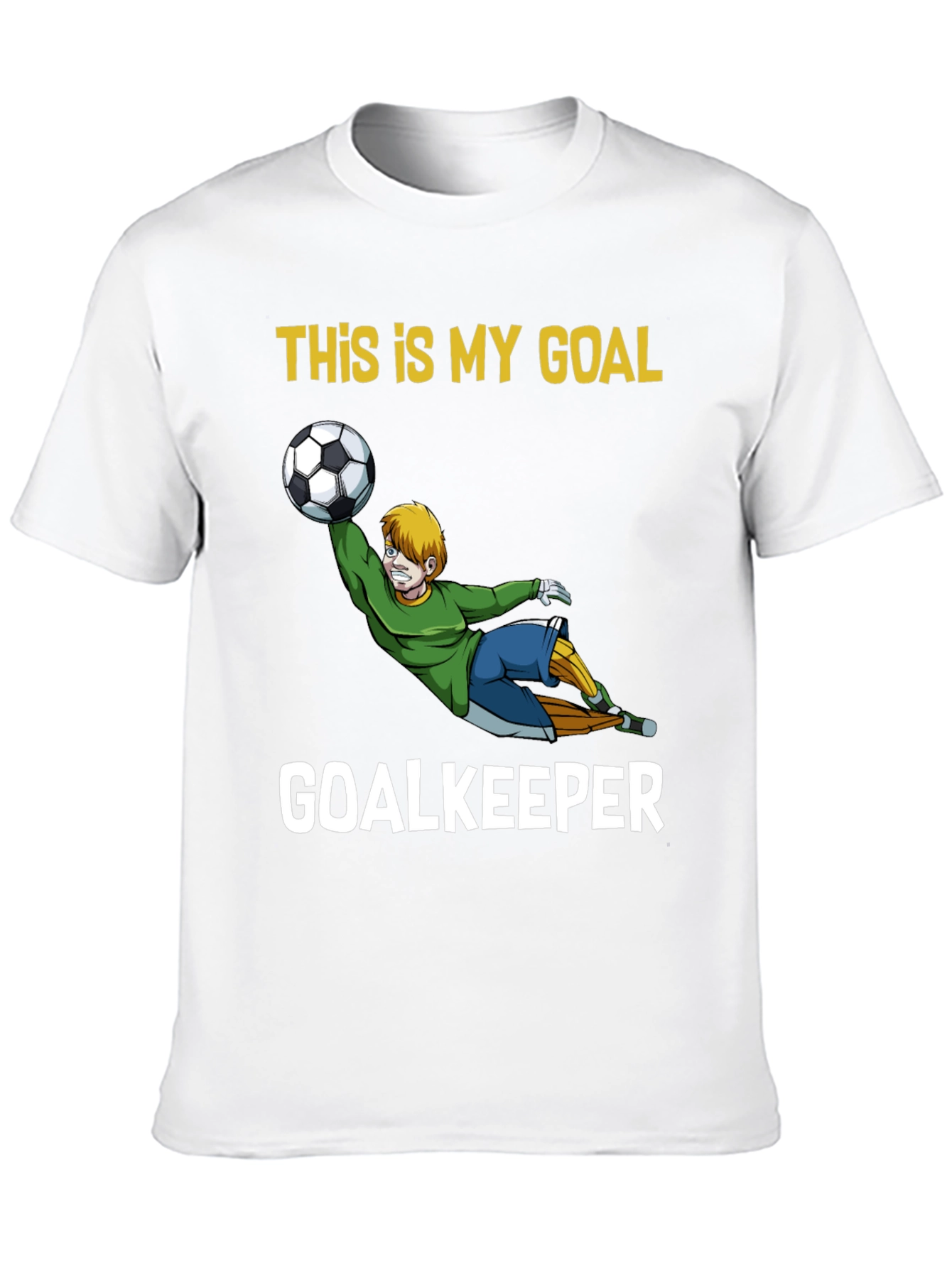 This Is My Goal Goalkeeper Graphic T-Shirt