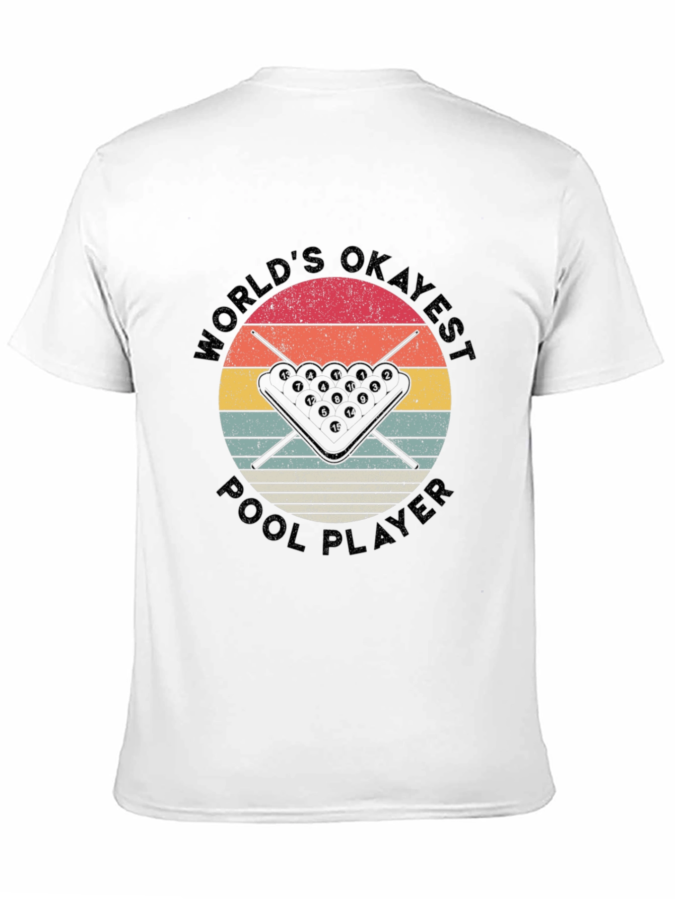 Worlds Okayest Pool Player T-Shirt