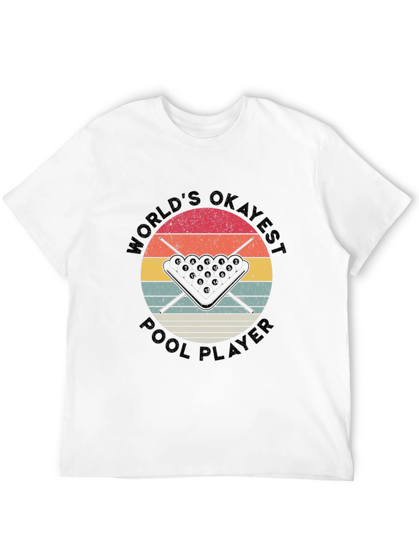 Worlds Okayest Pool Player T-Shirt