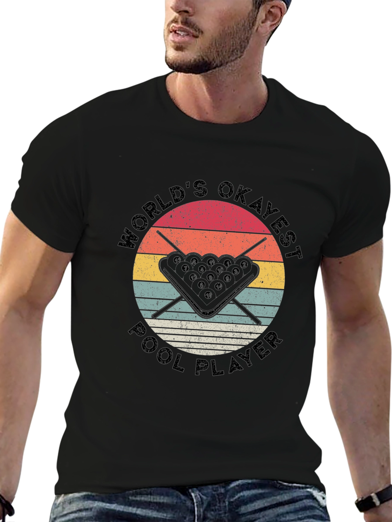 Worlds Okayest Pool Player T-Shirt