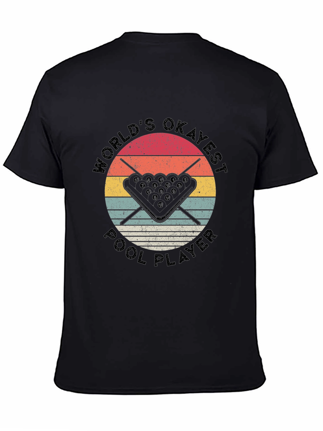 Worlds Okayest Pool Player T-Shirt