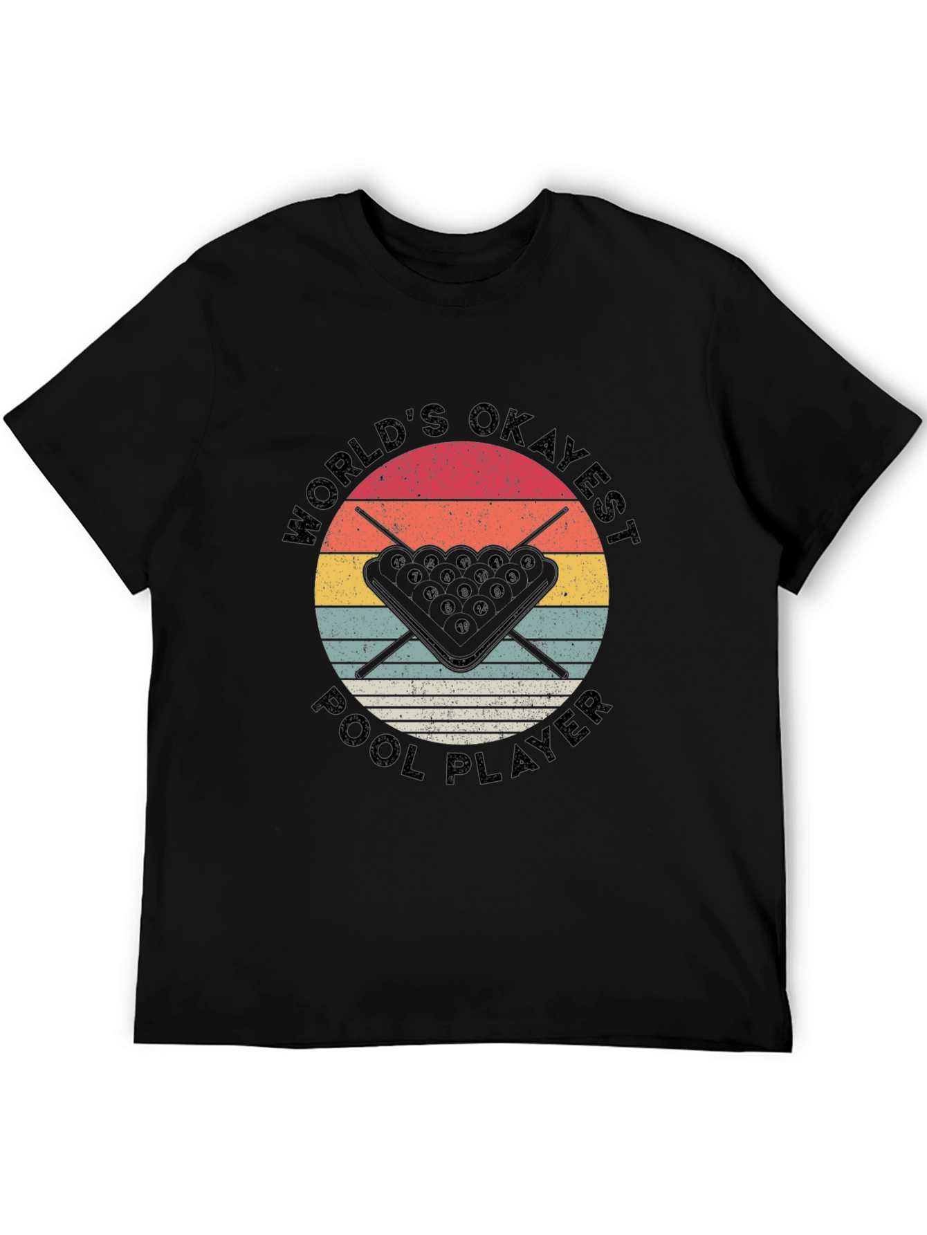 Worlds Okayest Pool Player T-Shirt