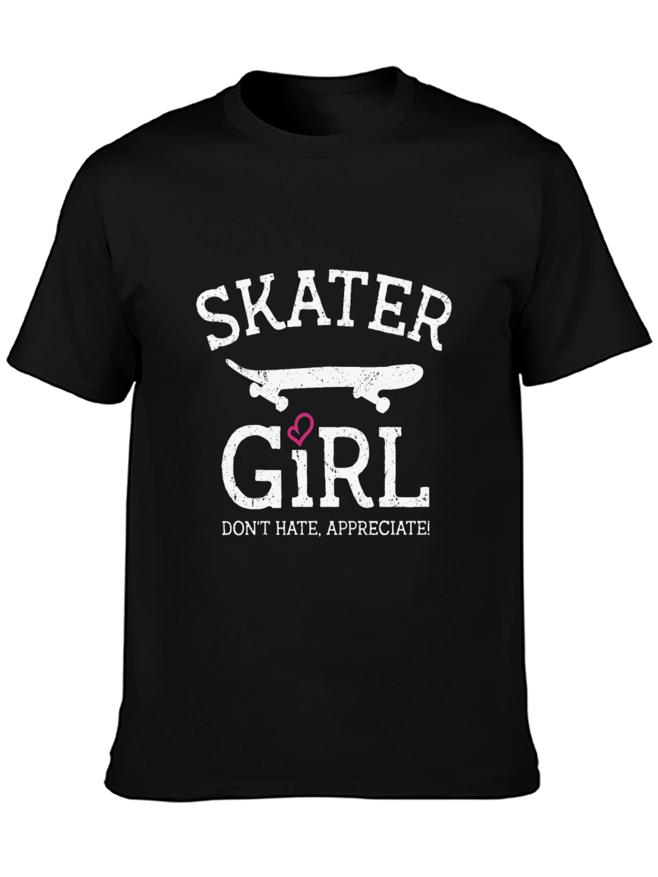 Skater Girl T-Shirt - Trendy Graphic Tee
