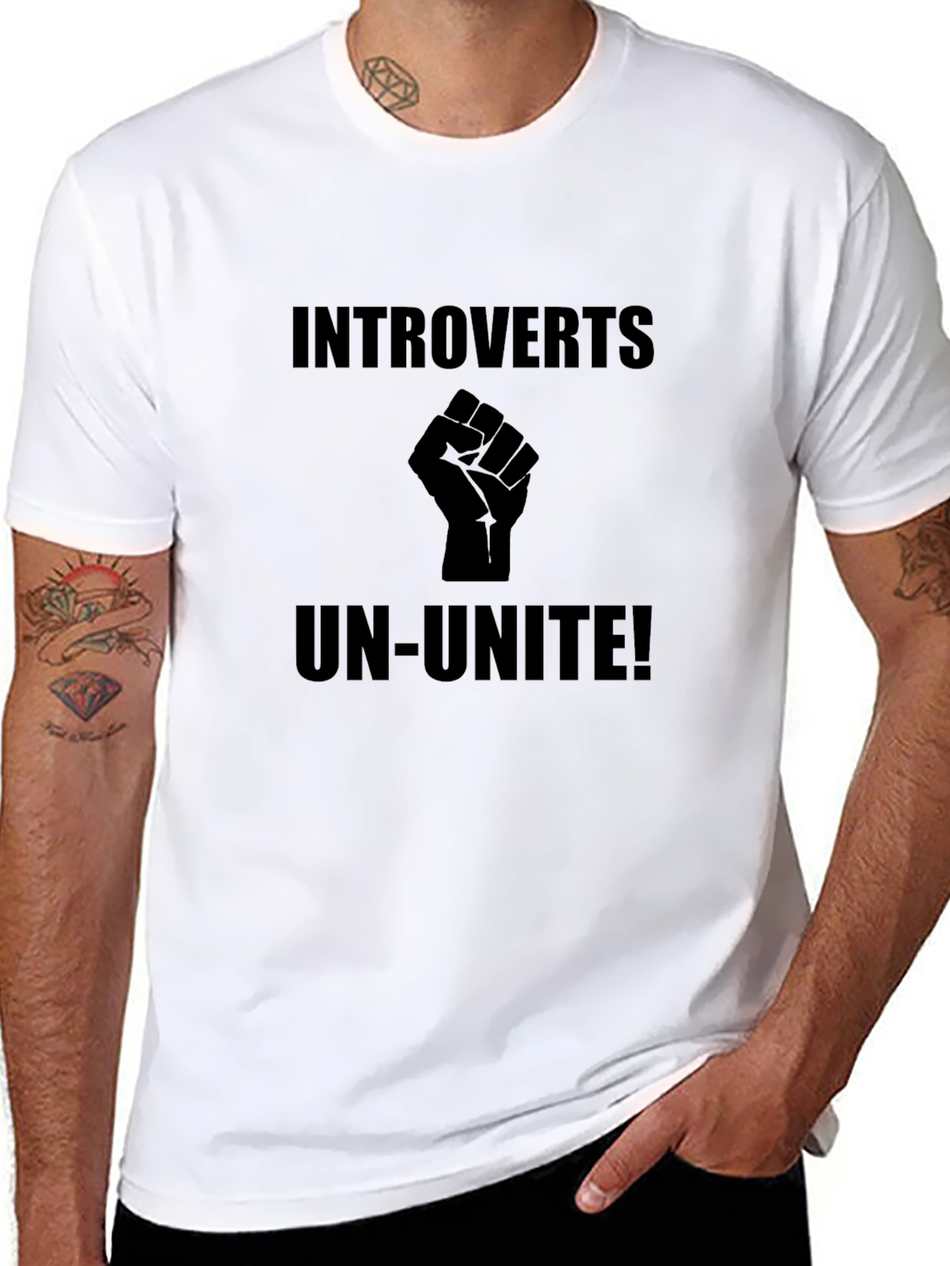 Introverts Unite! Graphic T-Shirt