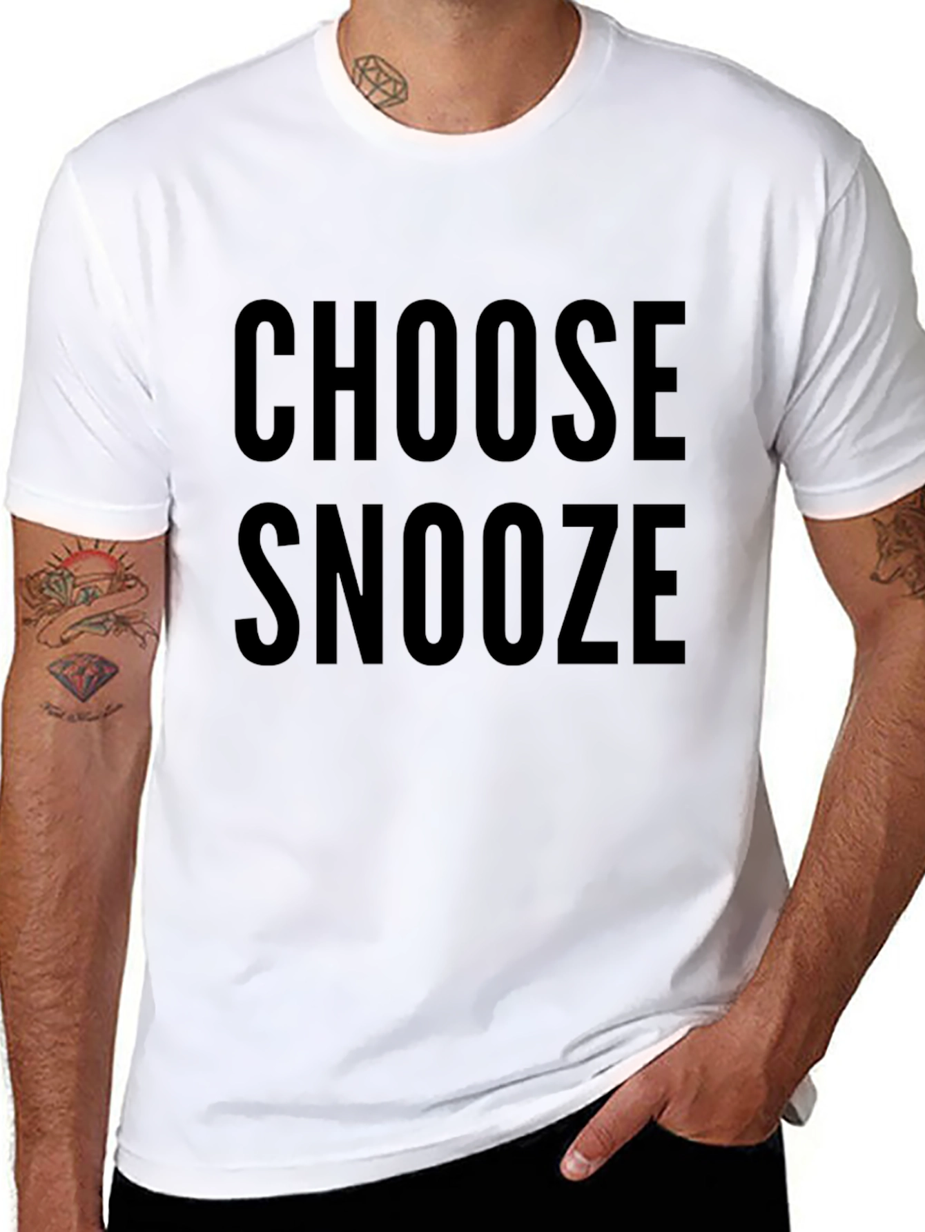 Choose Snooze Graphic Tee - Relaxed Fit