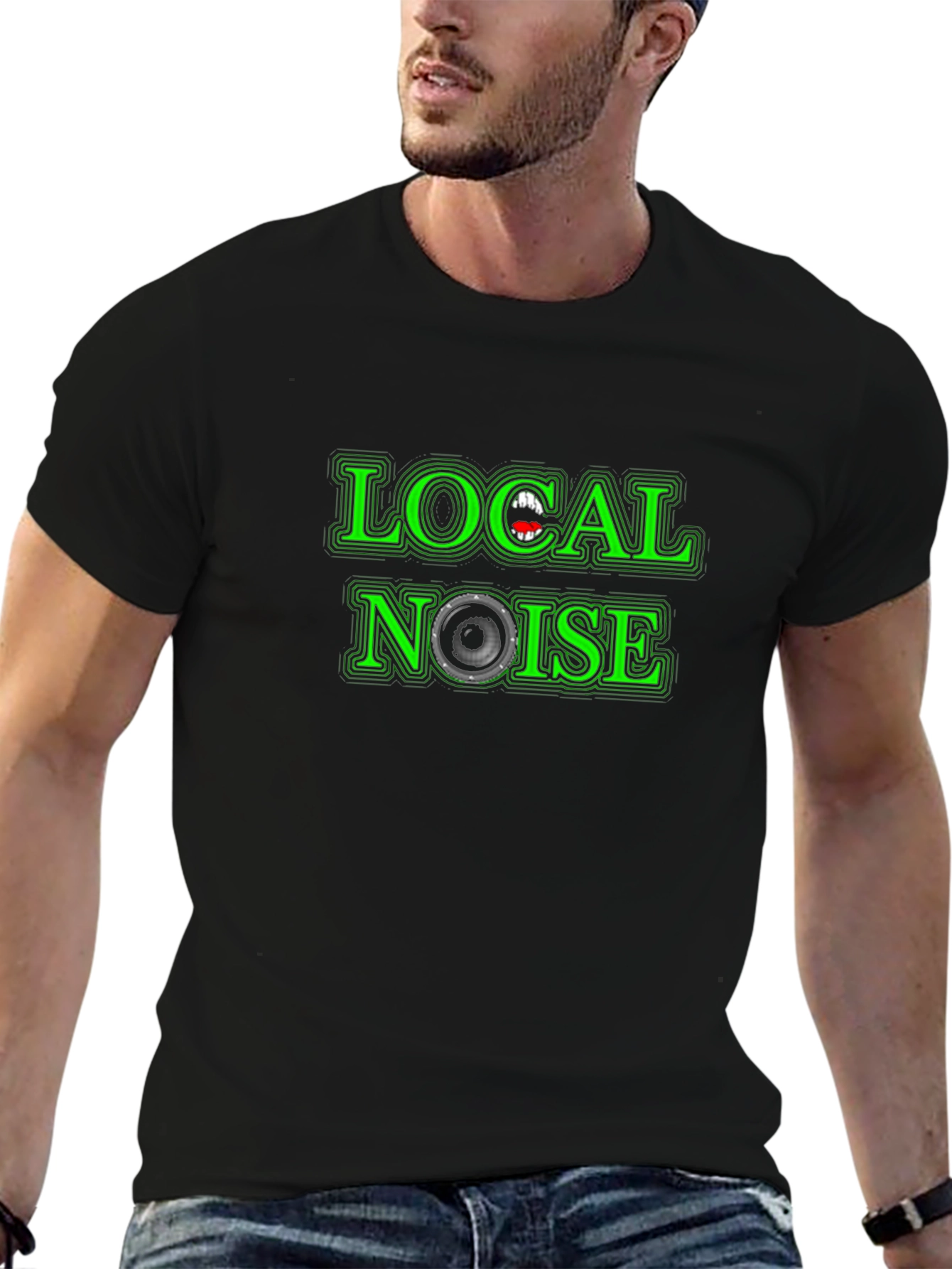 Local Noise Black Graphic Tee
