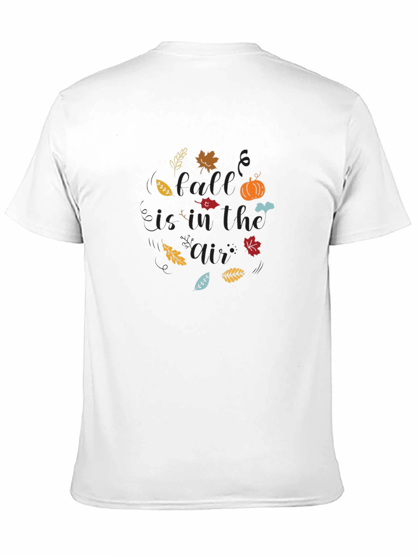 Fall is in the Air Black T-Shirt