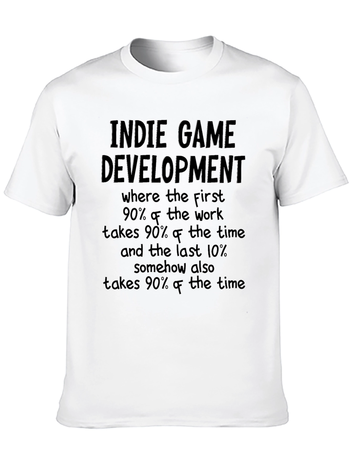 Indie Game Development Black T-Shirt