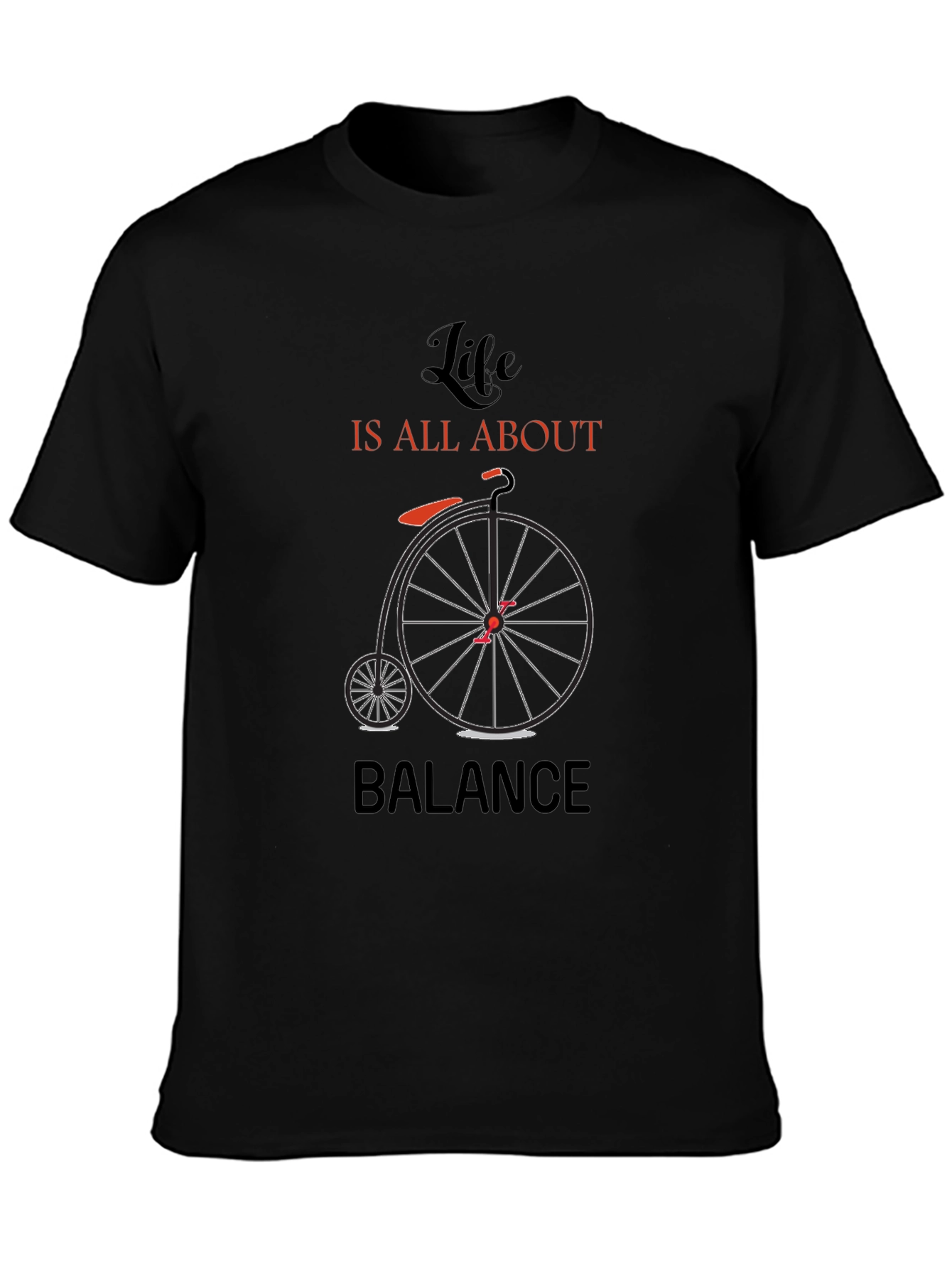 Life is All About Balance Mens Graphic Tee