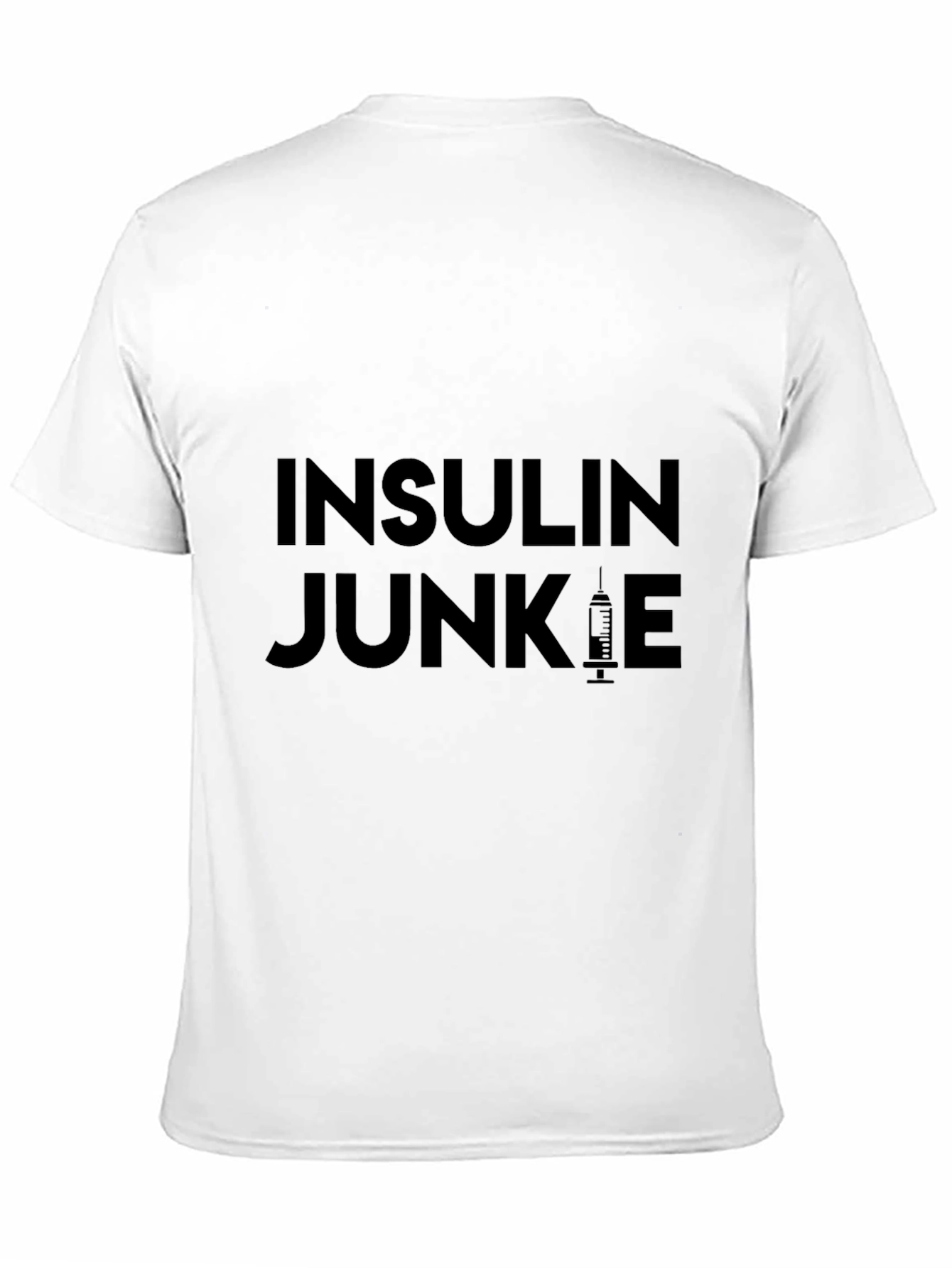Insulin Junkie Black Graphic Tee