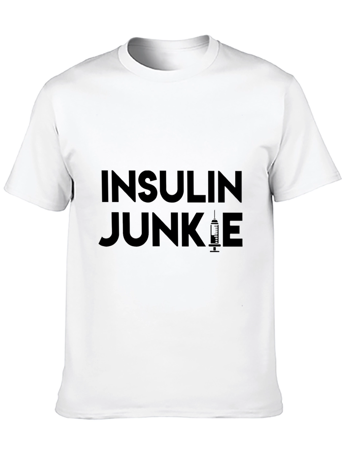 Insulin Junkie Black Graphic Tee