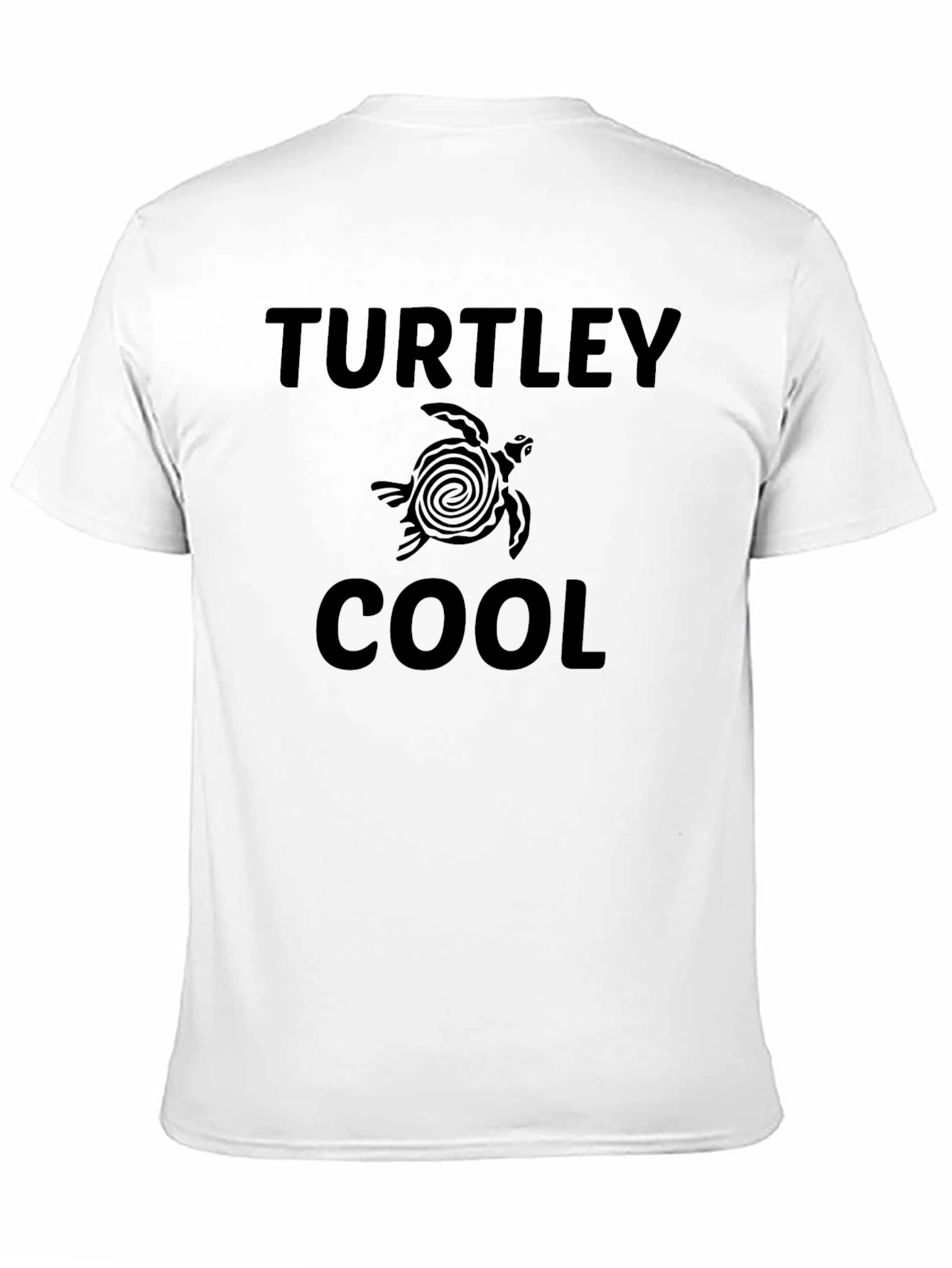 Turtley Cool Black T-Shirt