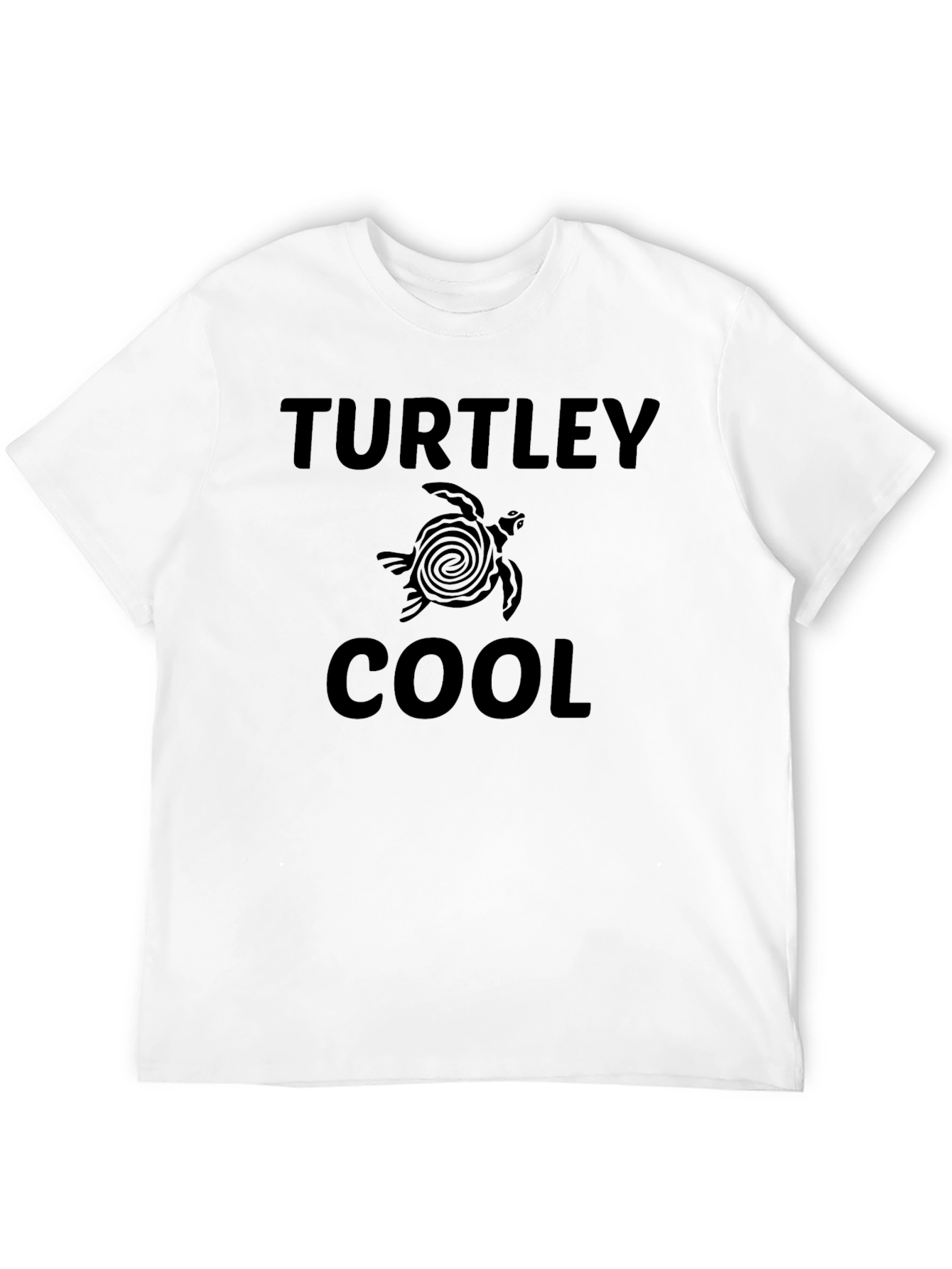 Turtley Cool Black T-Shirt