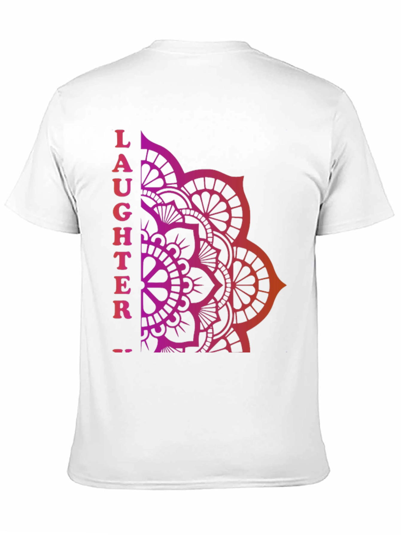 Laughter Mandala Graphic T-Shirt - Relaxed Fit