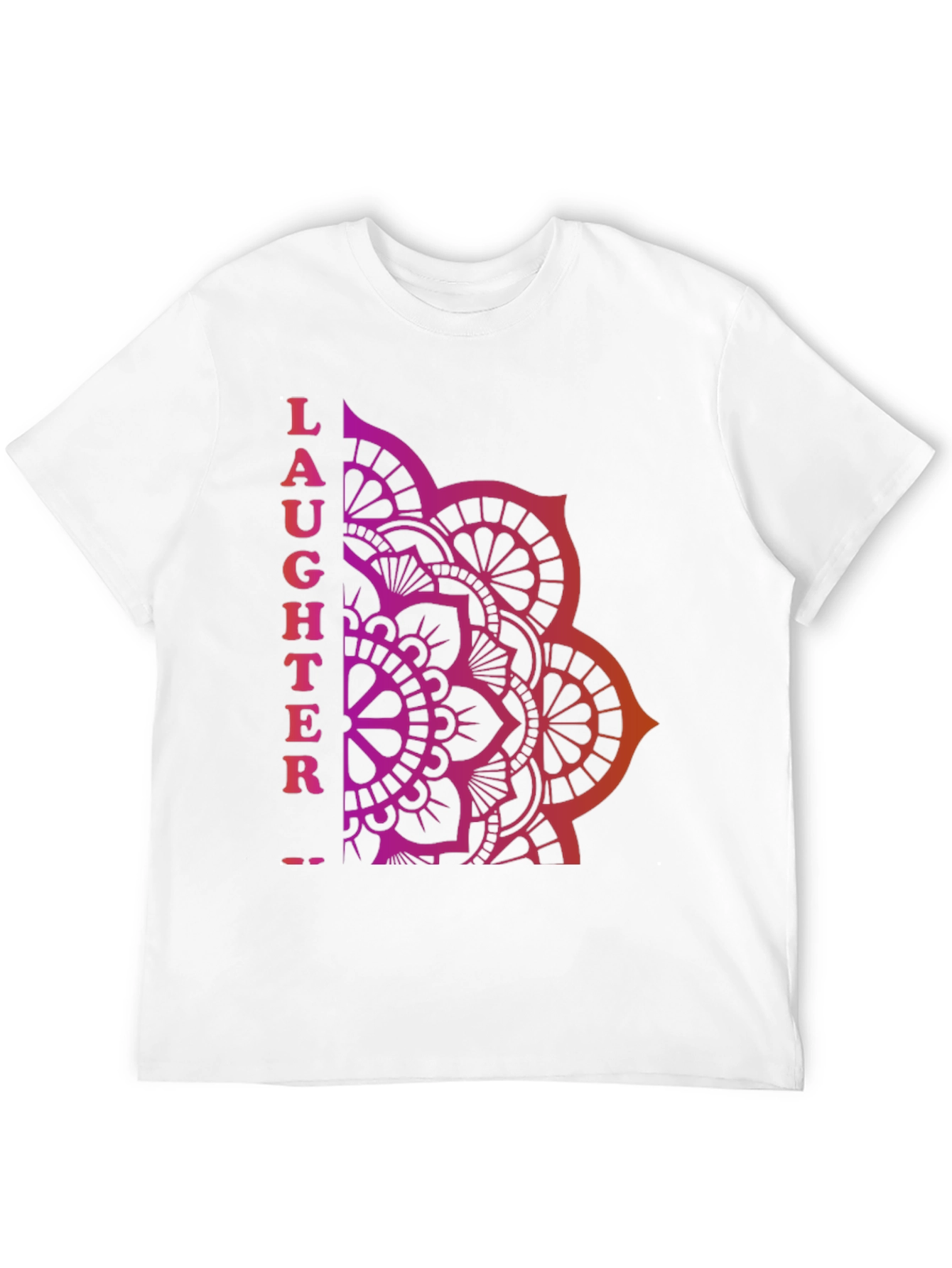 Laughter Mandala Graphic T-Shirt - Relaxed Fit