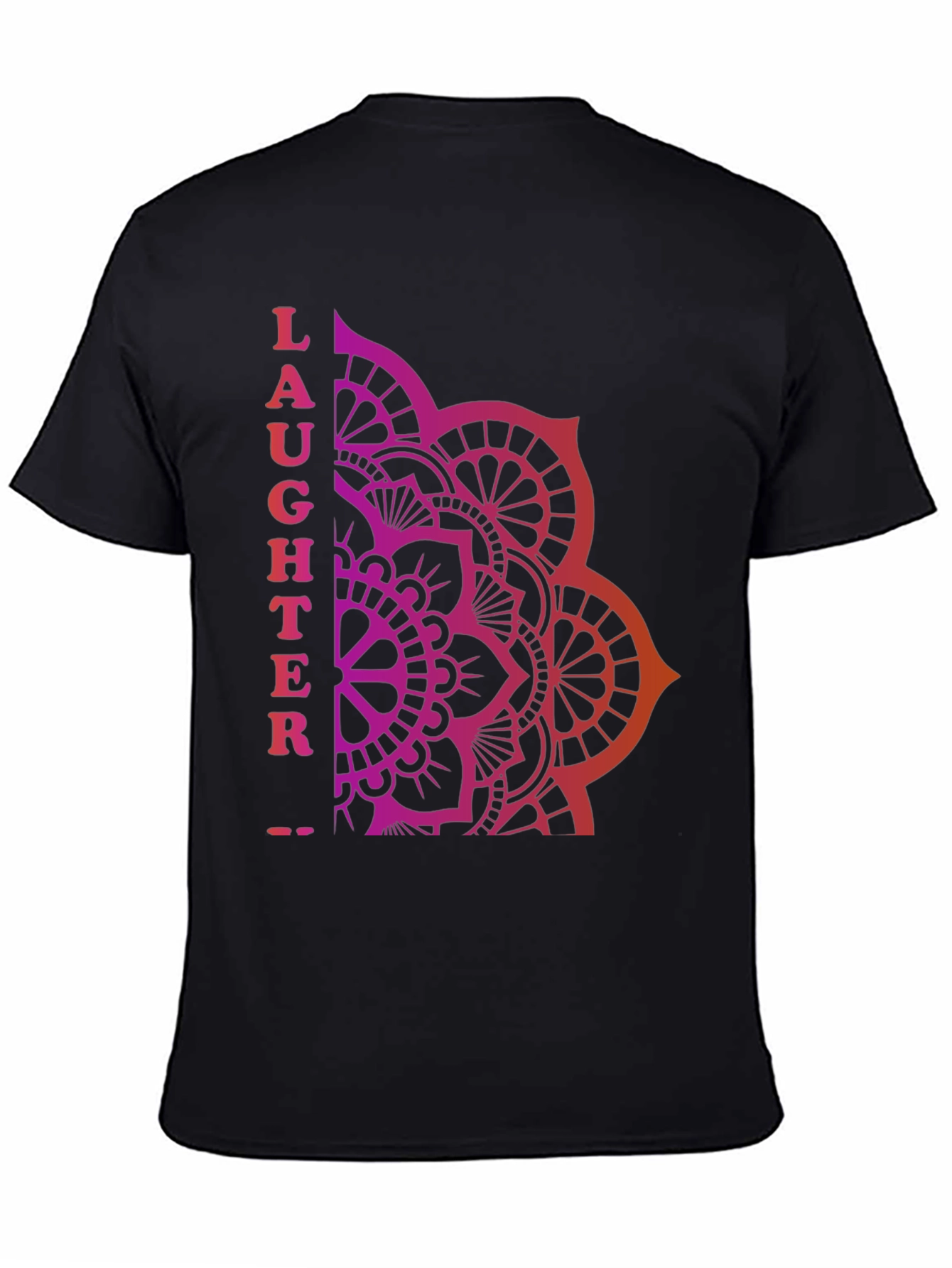 Laughter Mandala Graphic T-Shirt - Relaxed Fit