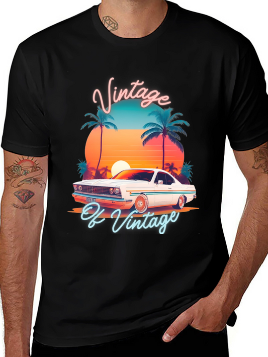 Vintage Car T-Shirt - Retro Style