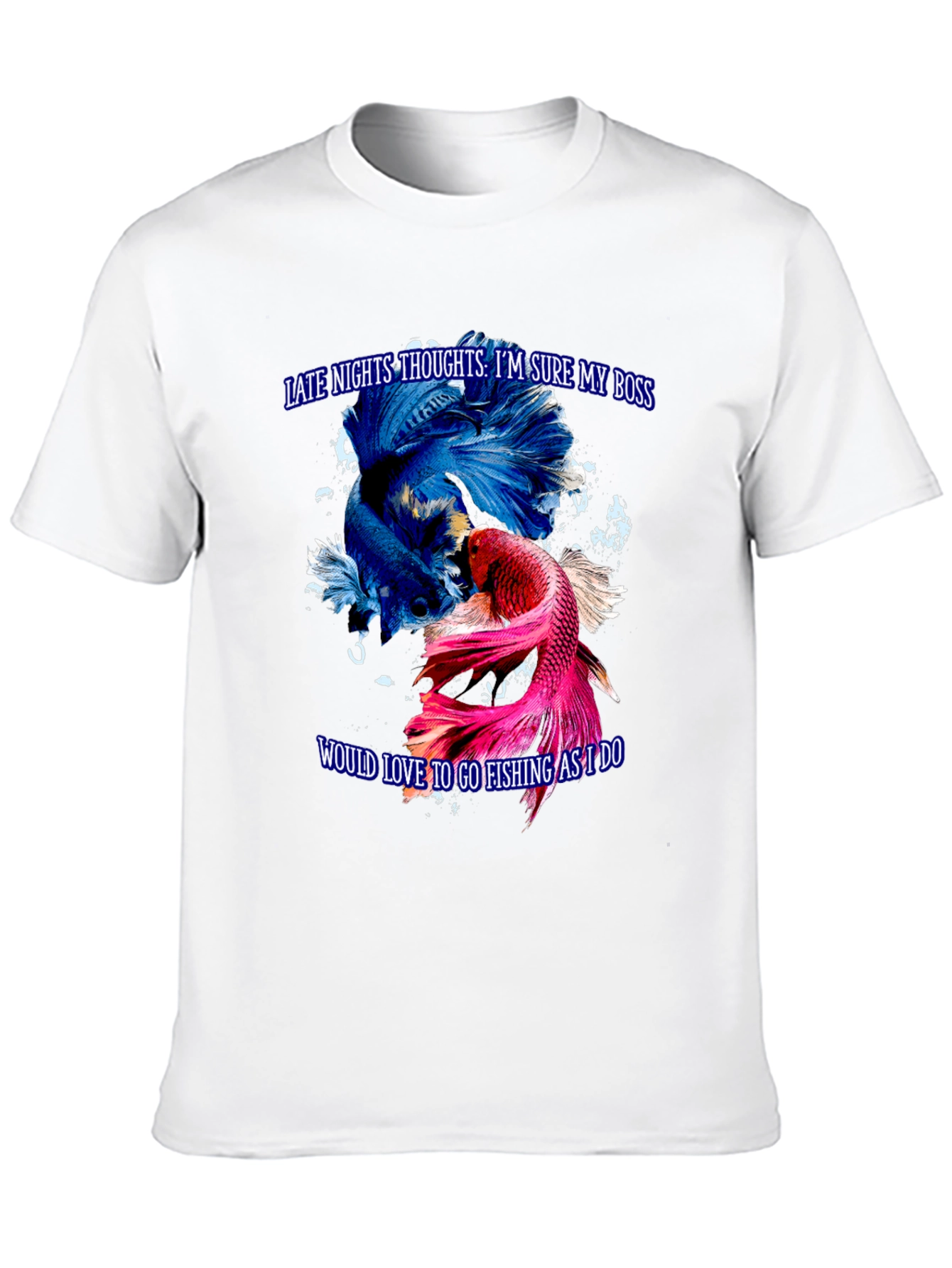 Betta Fish Graphic Tee - Late Night Thoughts Fishing