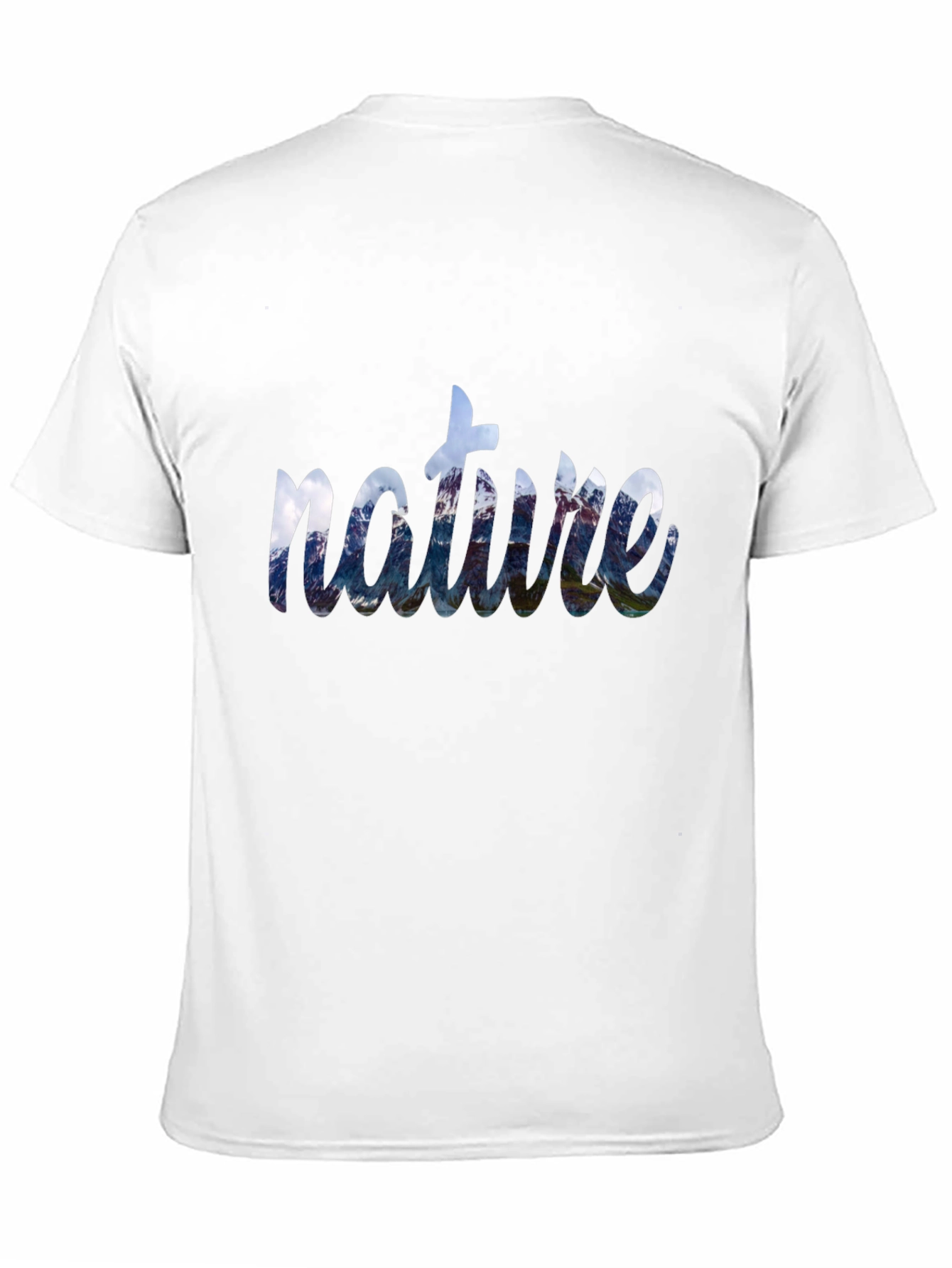 Nature Graphic Print Crew Neck T-Shirt